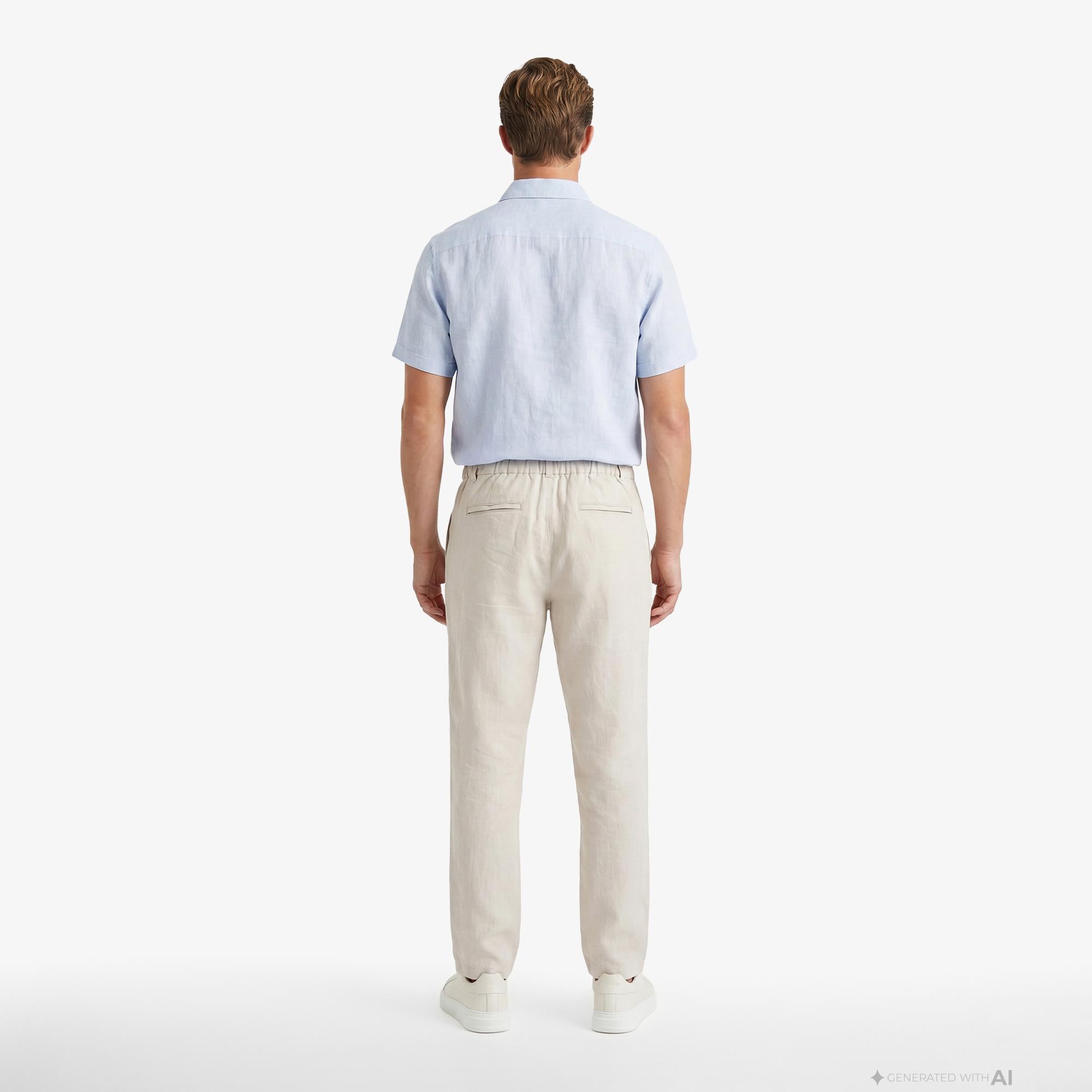 Nautica Erkek Krem Regular Fit Pantolon