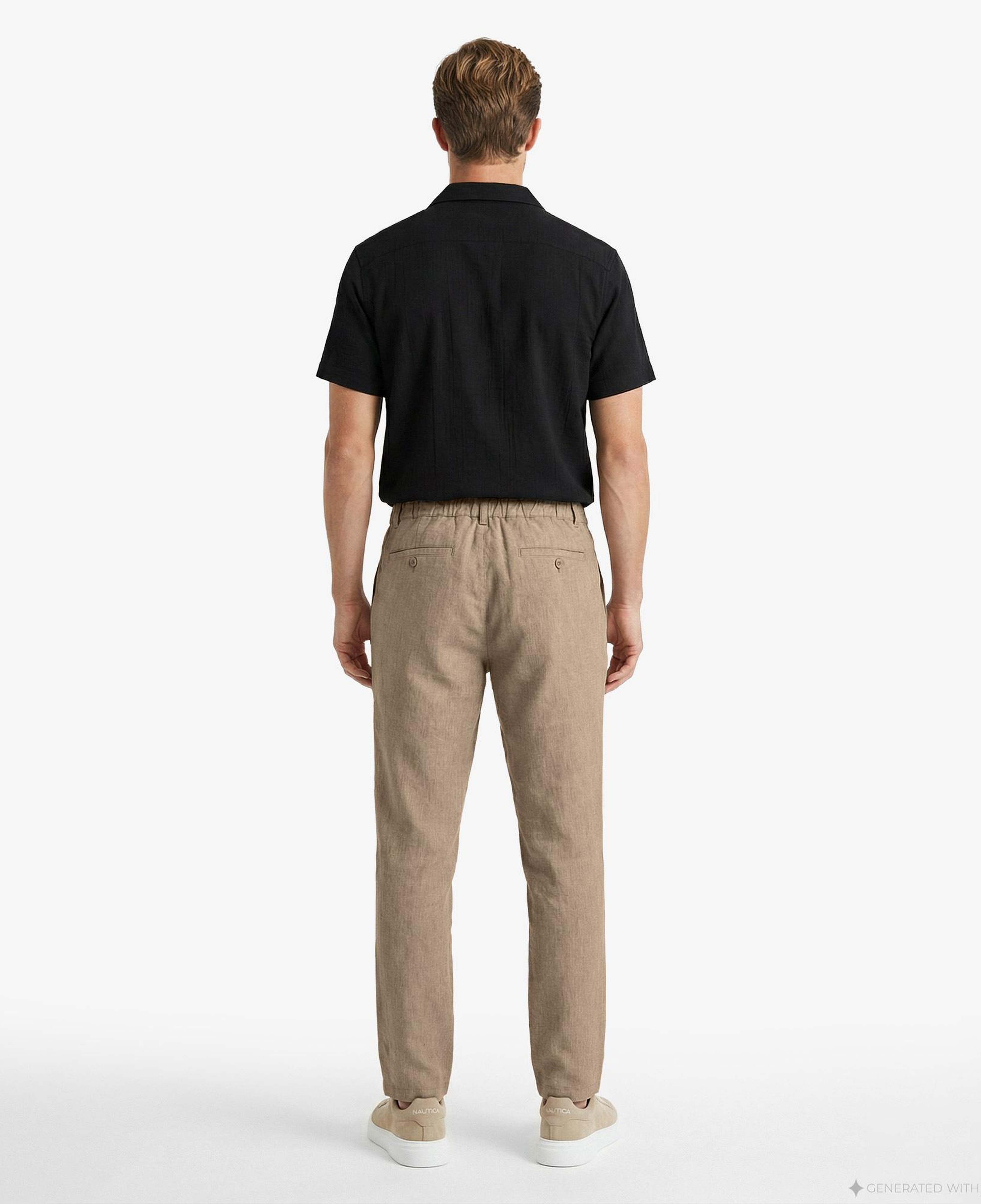 Nautica Erkek Kahverengi Regular Fit Pantolon