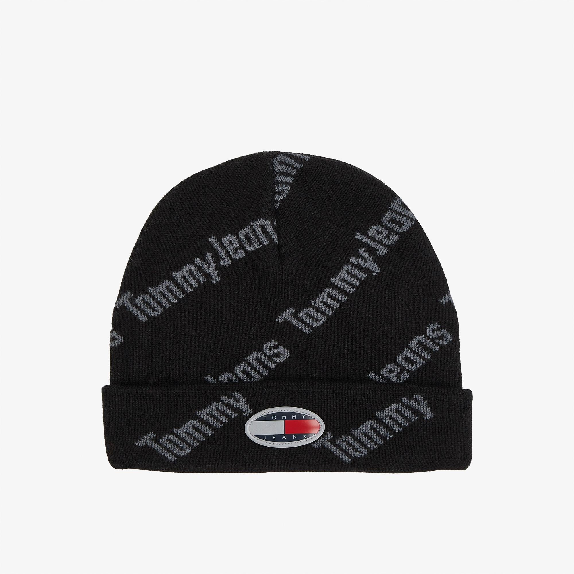 Tommy Jeans Skater Boy S Print Erkek Siyah Bere