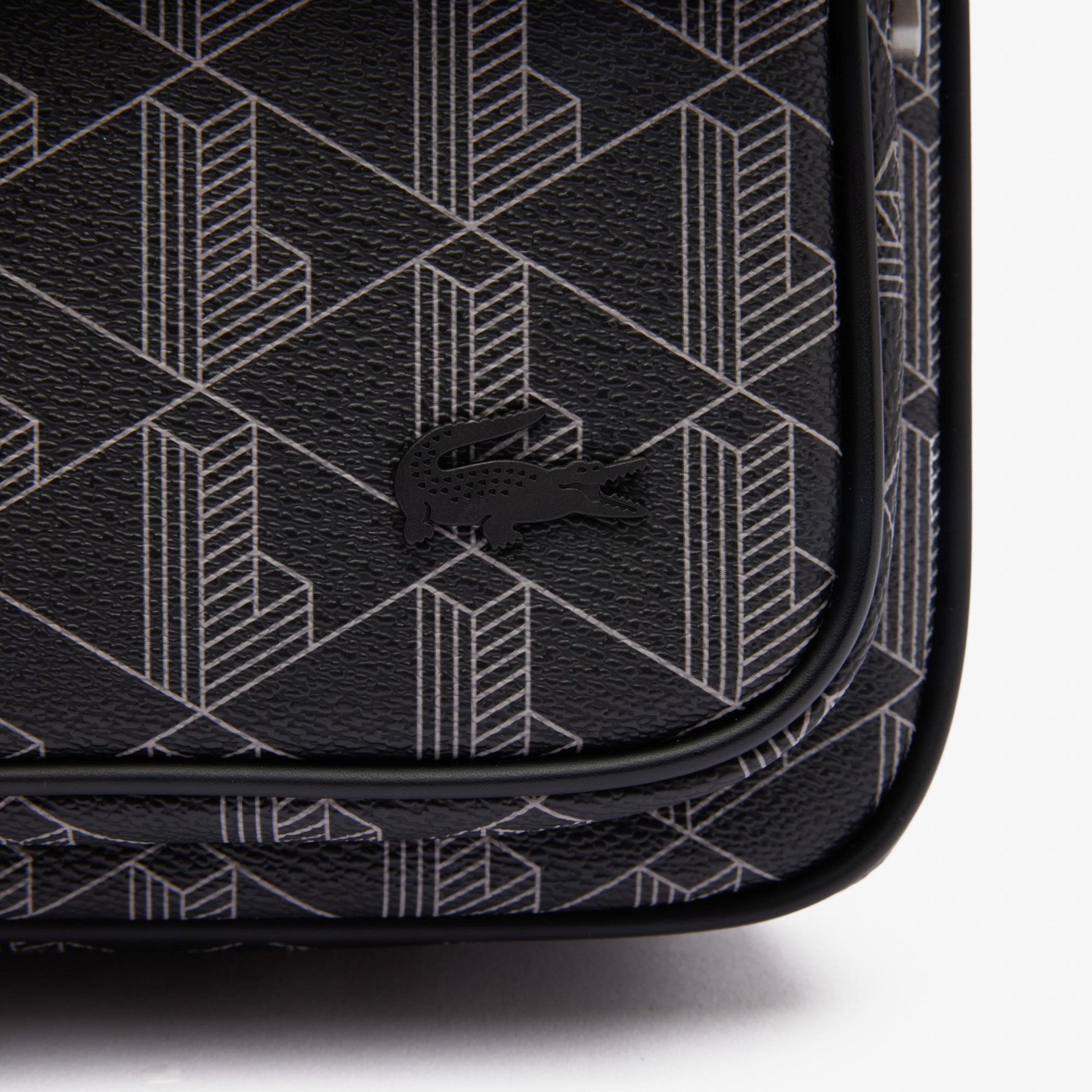 Lacoste The Blend Erkek Monogram Siyah Postacı Çantası