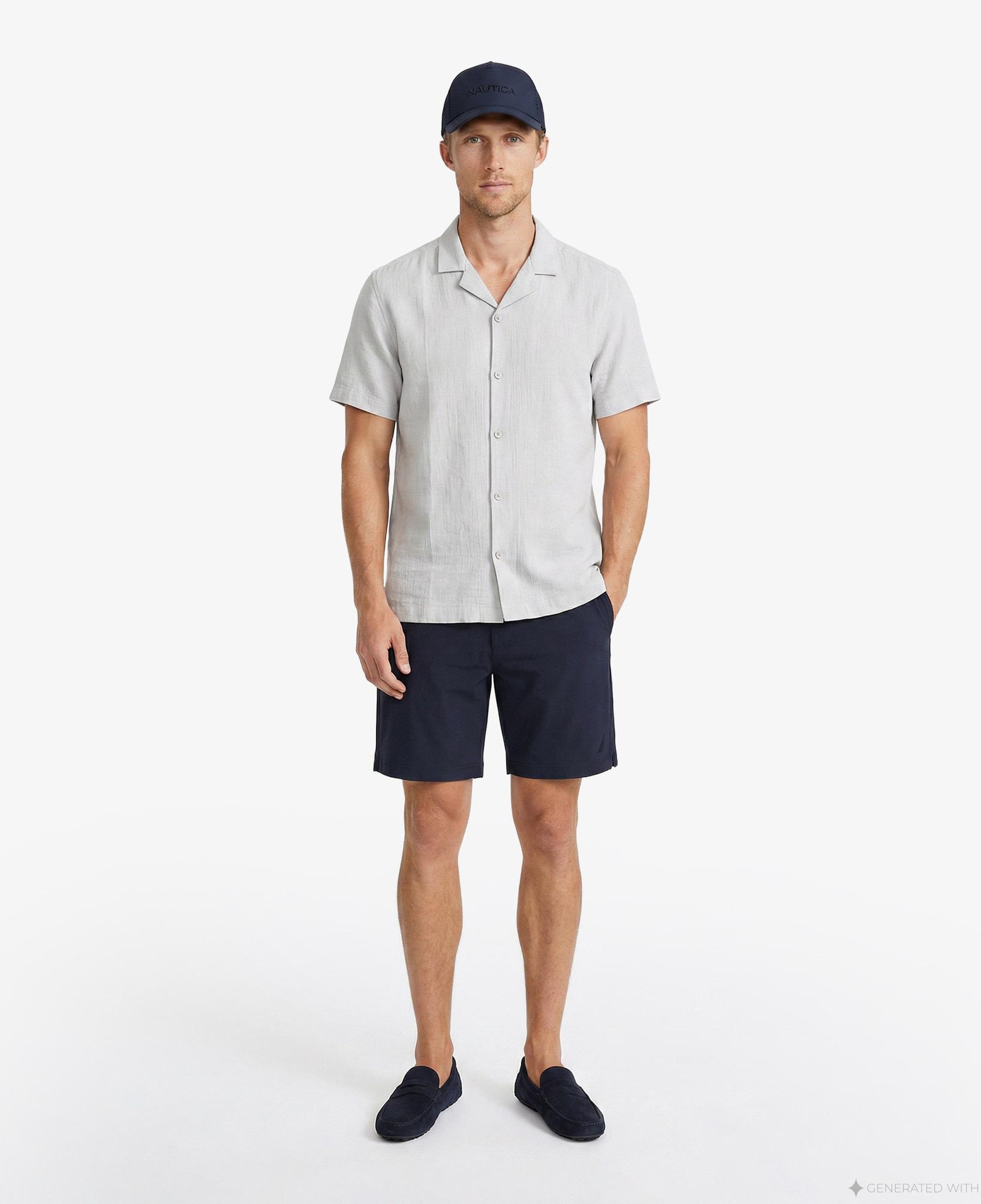 Nautica Erkek Lacivert Regular Fit Deniz Şortu