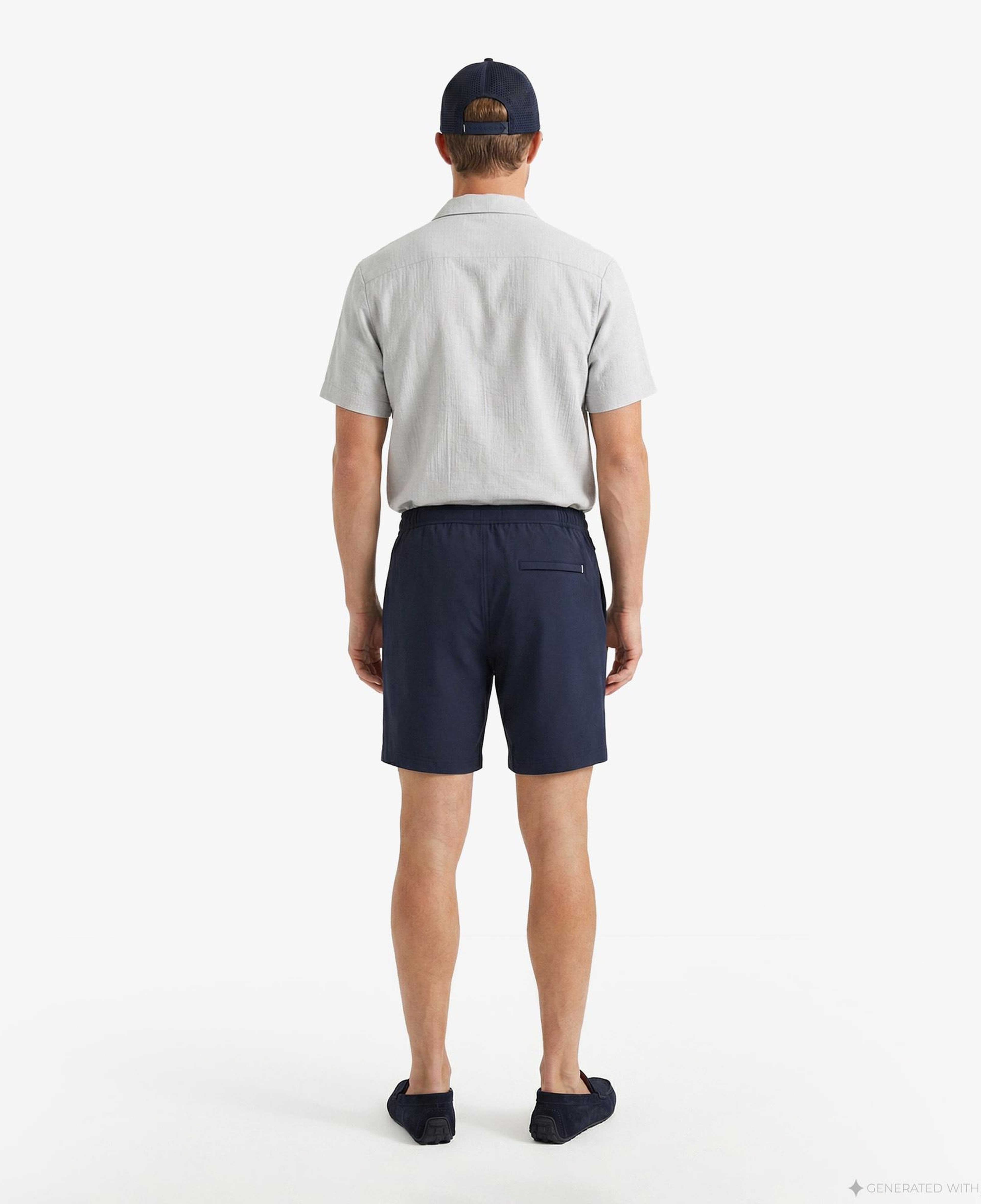 Nautica Erkek Lacivert Regular Fit Deniz Şortu