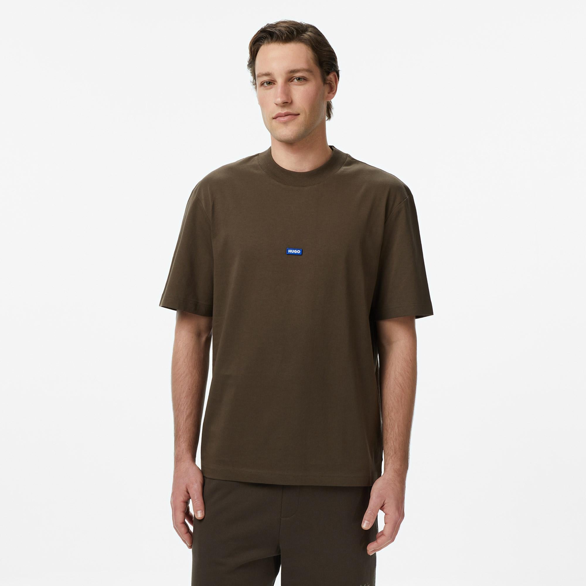 Hugo Nieros Erkek Kahverengi T-Shirt