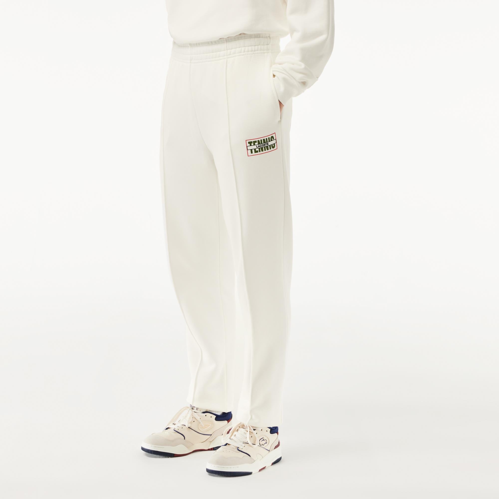Lacoste Active Slim Fit Kadın Beyaz Eşofman Altı