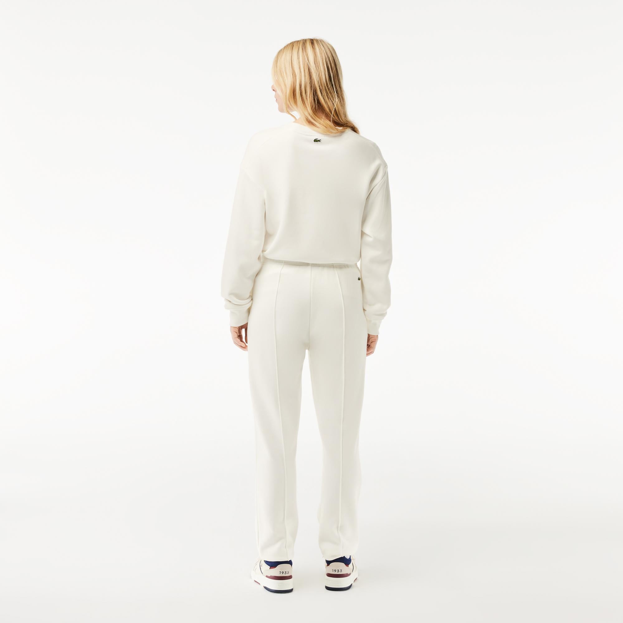 Lacoste Active Slim Fit Kadın Beyaz Eşofman Altı