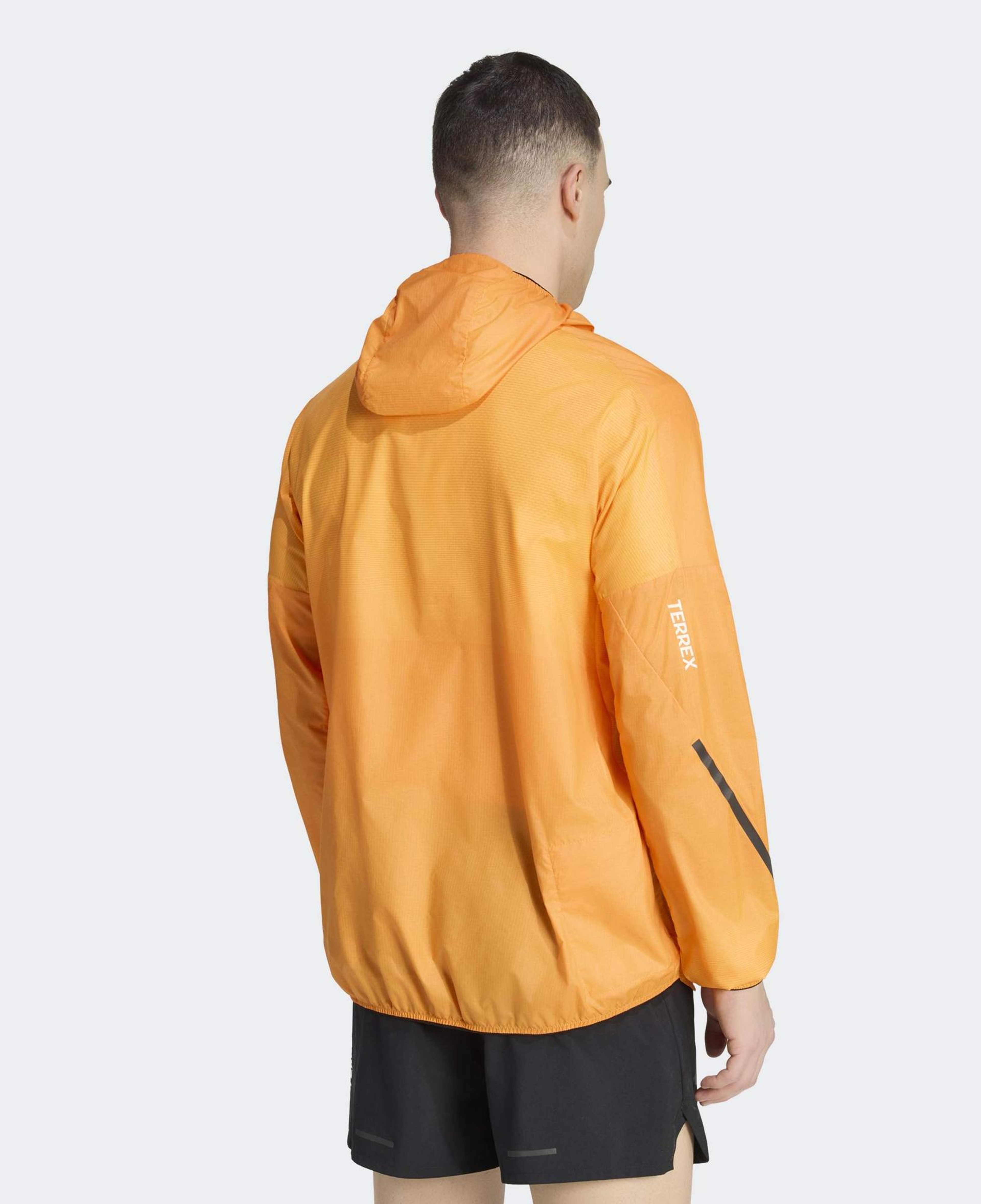 adidas Terrex Xperior Clima365 Light Windweave Erkek Turuncu Koşu Ceketi
