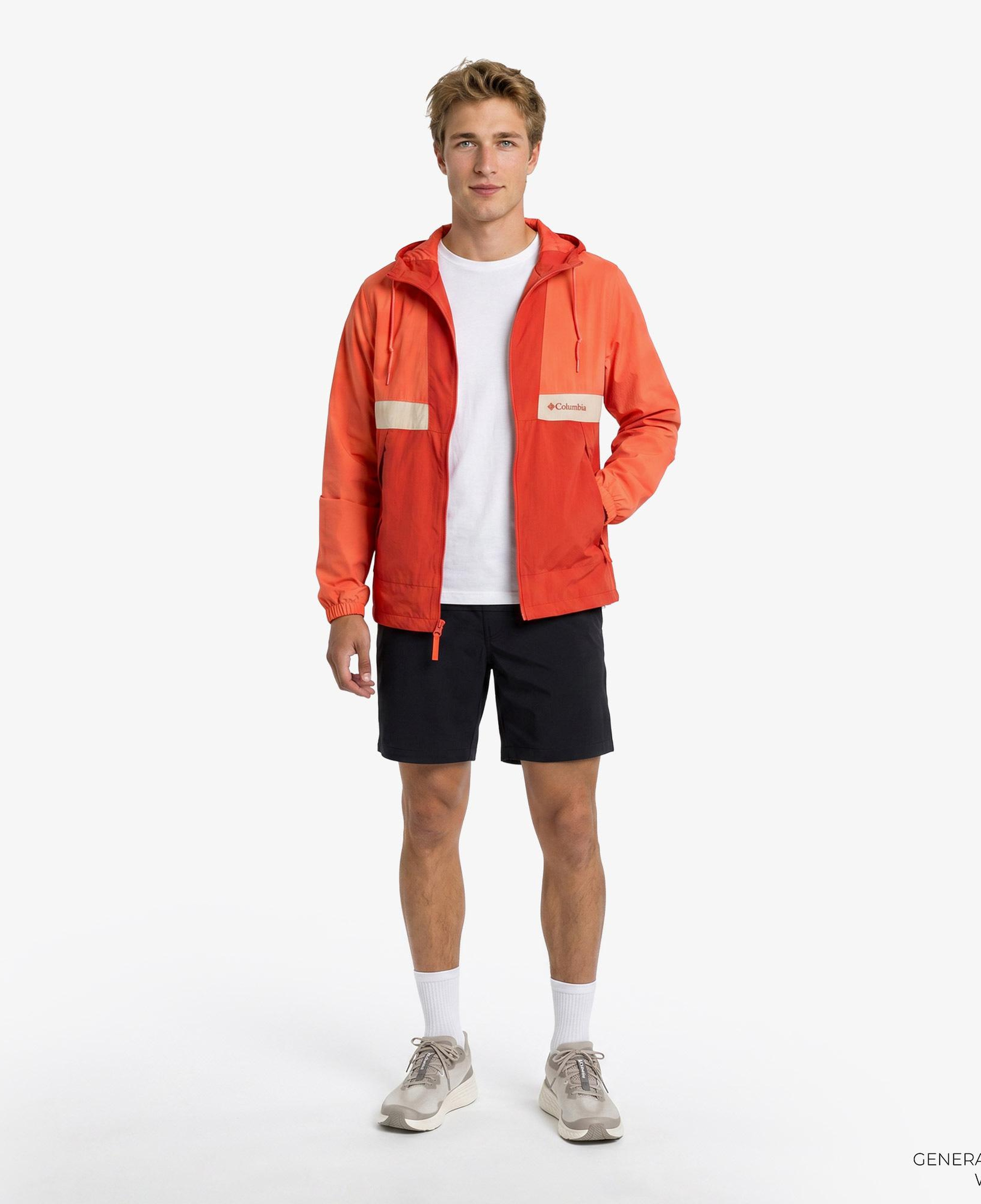 Columbia Spire Valley Hooded Erkek Turuncu Yağmurluk