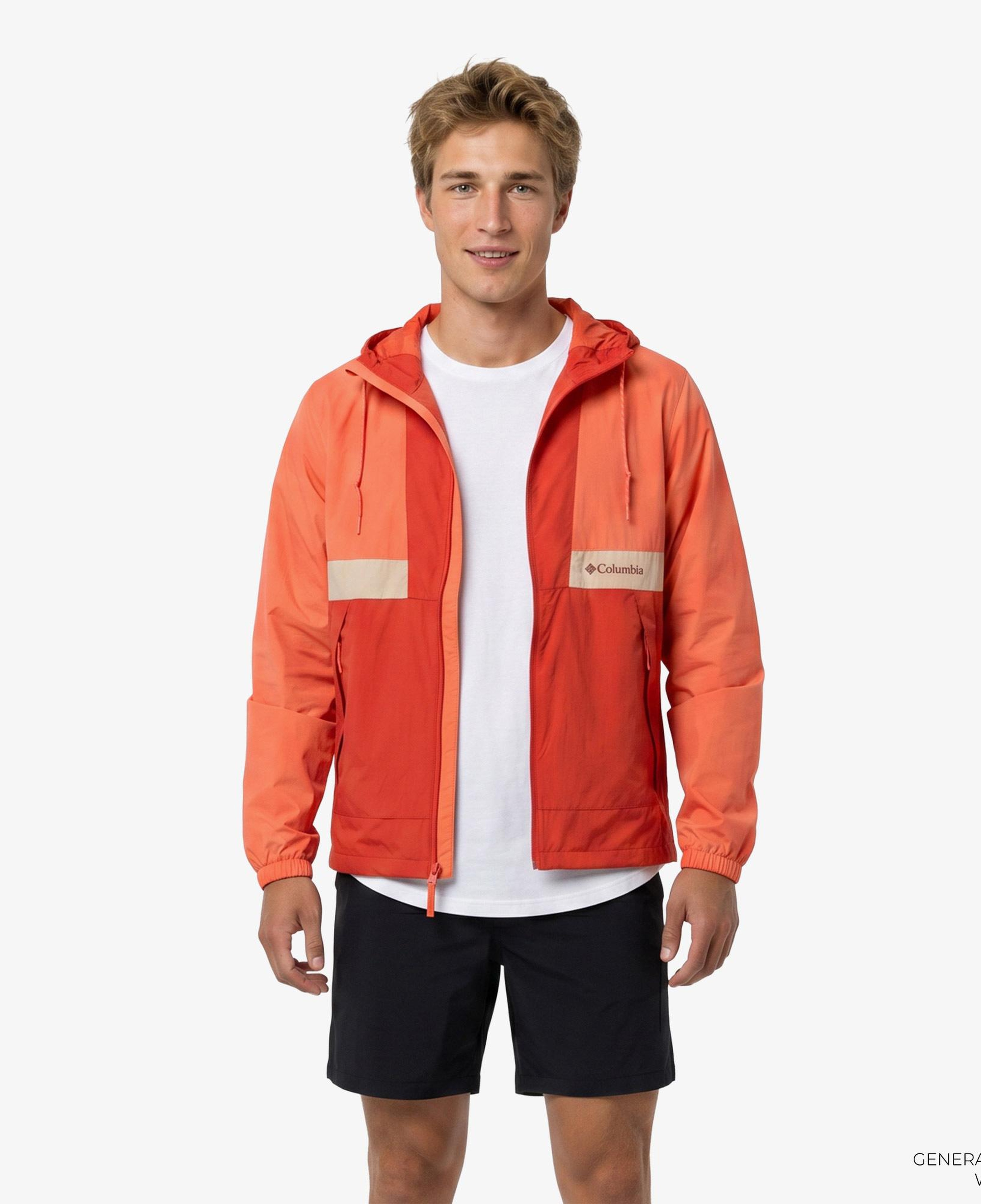 Columbia Spire Valley Hooded Erkek Turuncu Yağmurluk