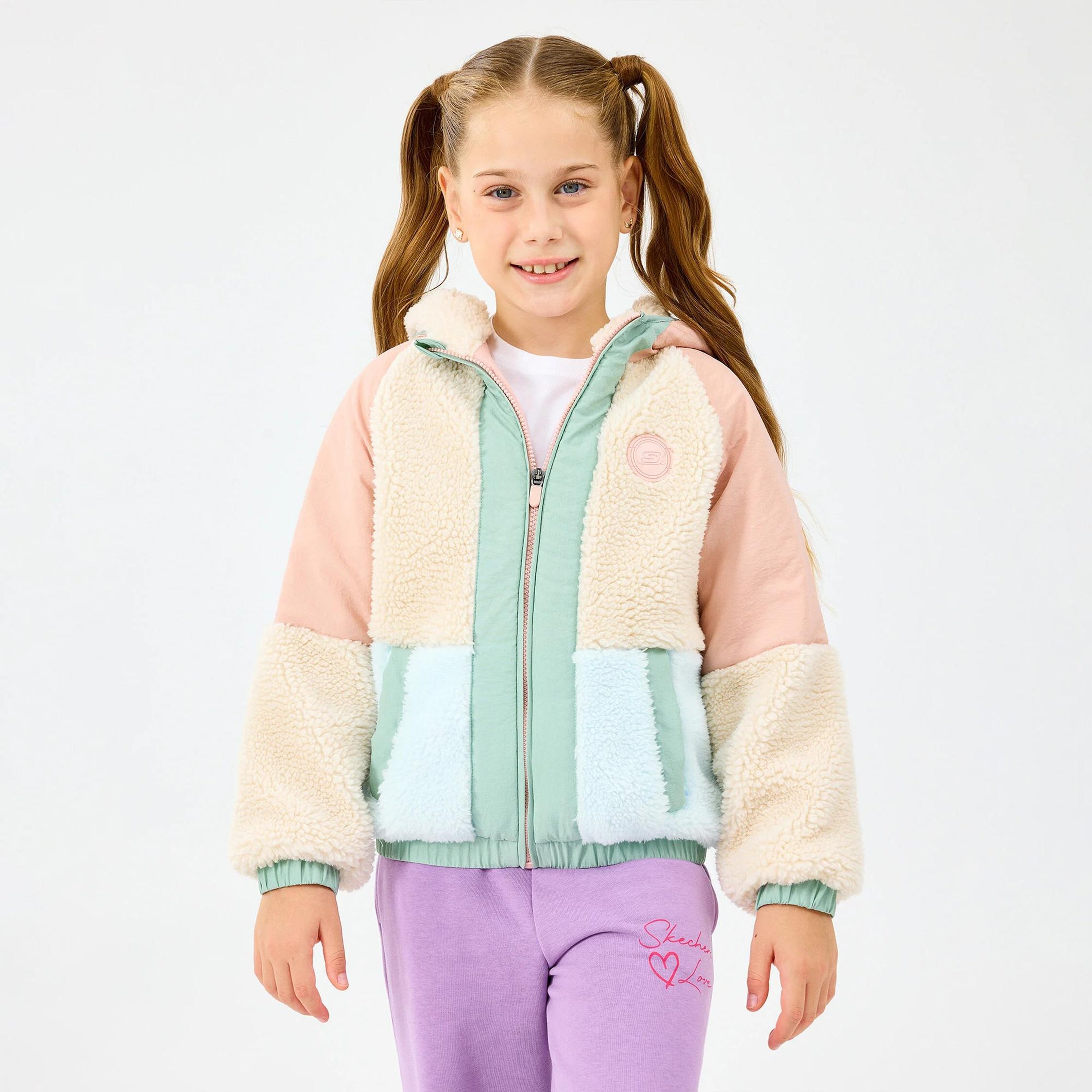 Skechers Sherpa Çocuk Pembe Mont