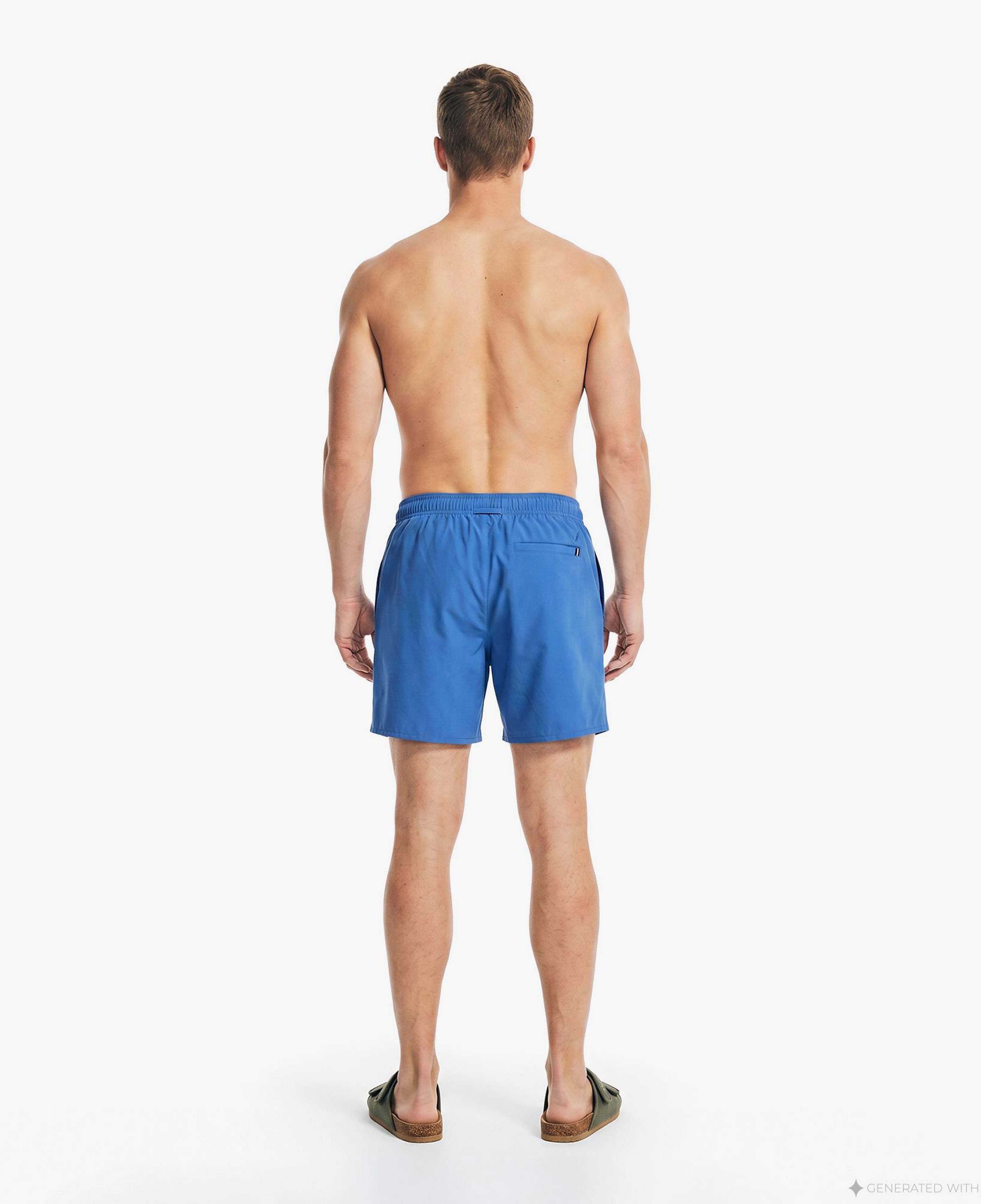 Nautica Erkek Mavi Regular Fit Deniz Şortu