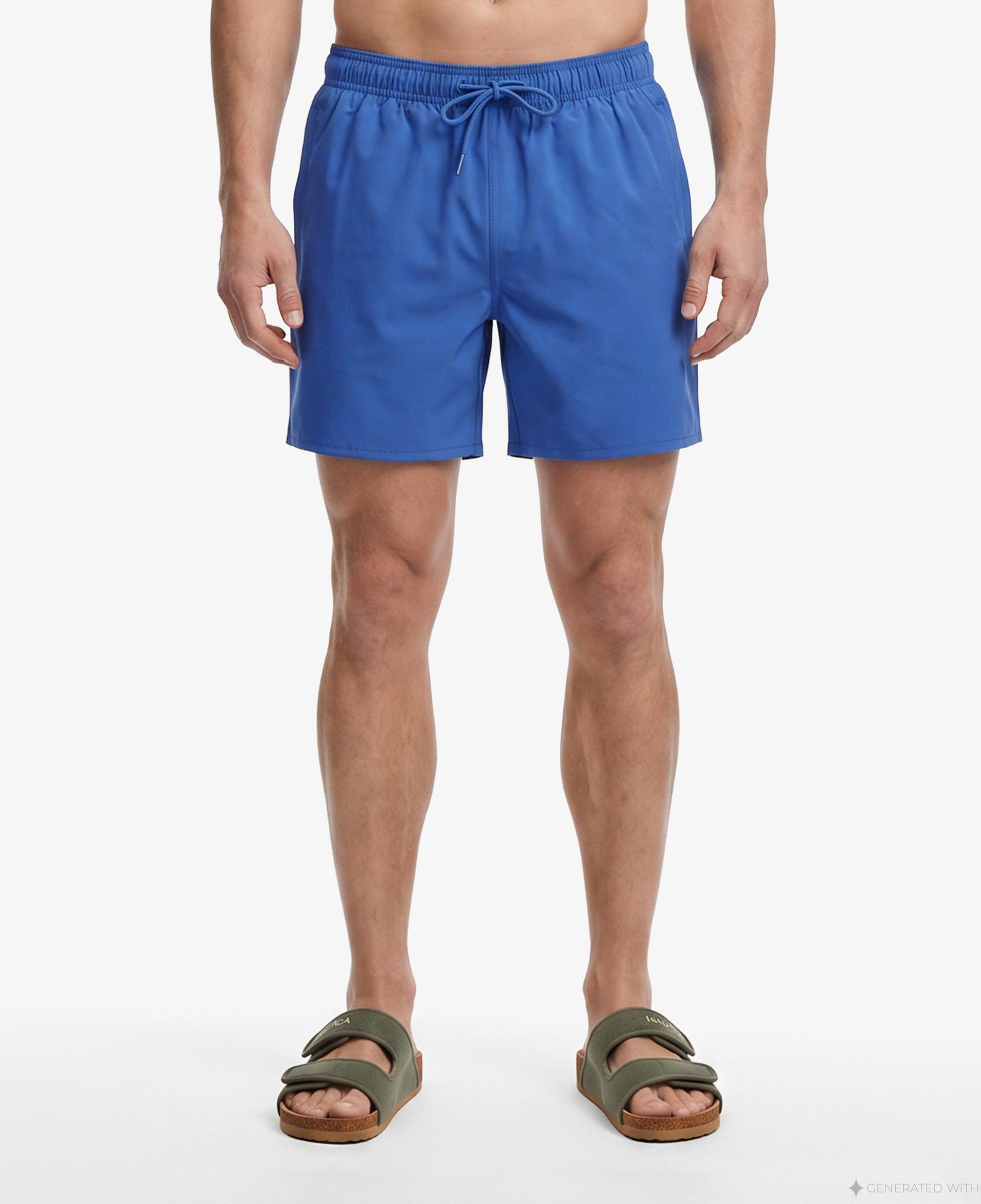 Nautica Erkek Mavi Regular Fit Deniz Şortu