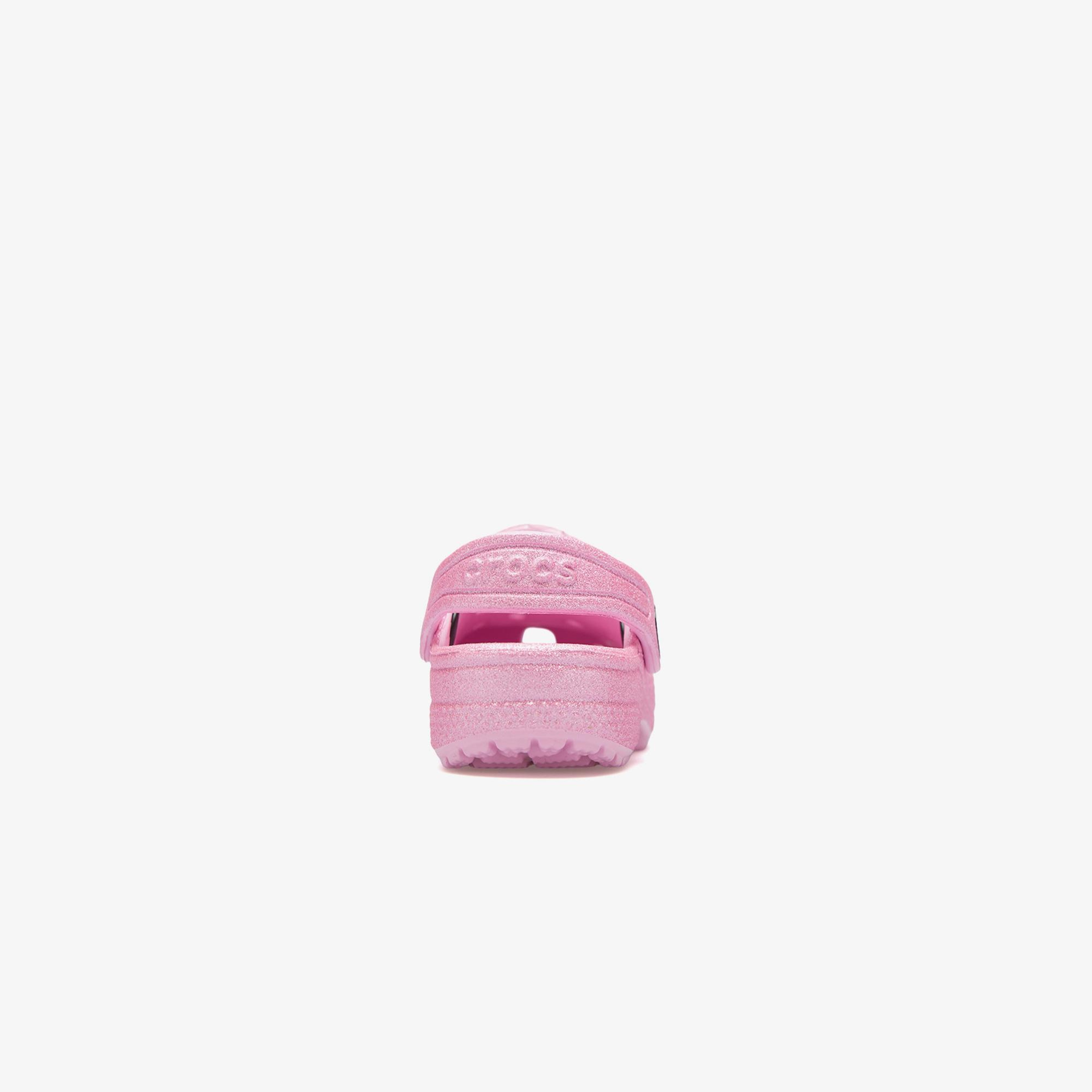Crocs Classic Glitter Clog Bebek Pembe Terlik