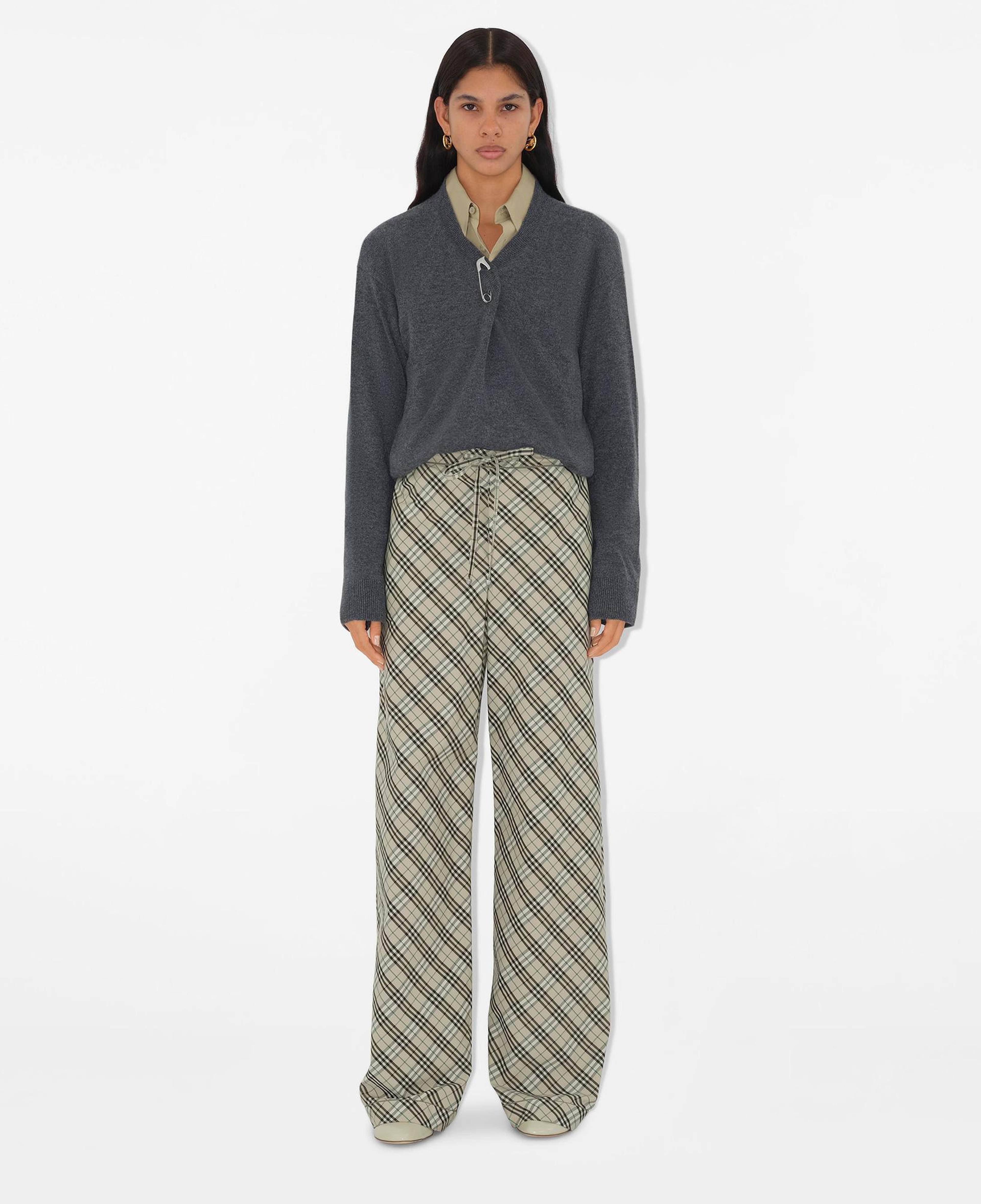 Burberry Giu Cotton Pyjama Kadın Bej Pantolon