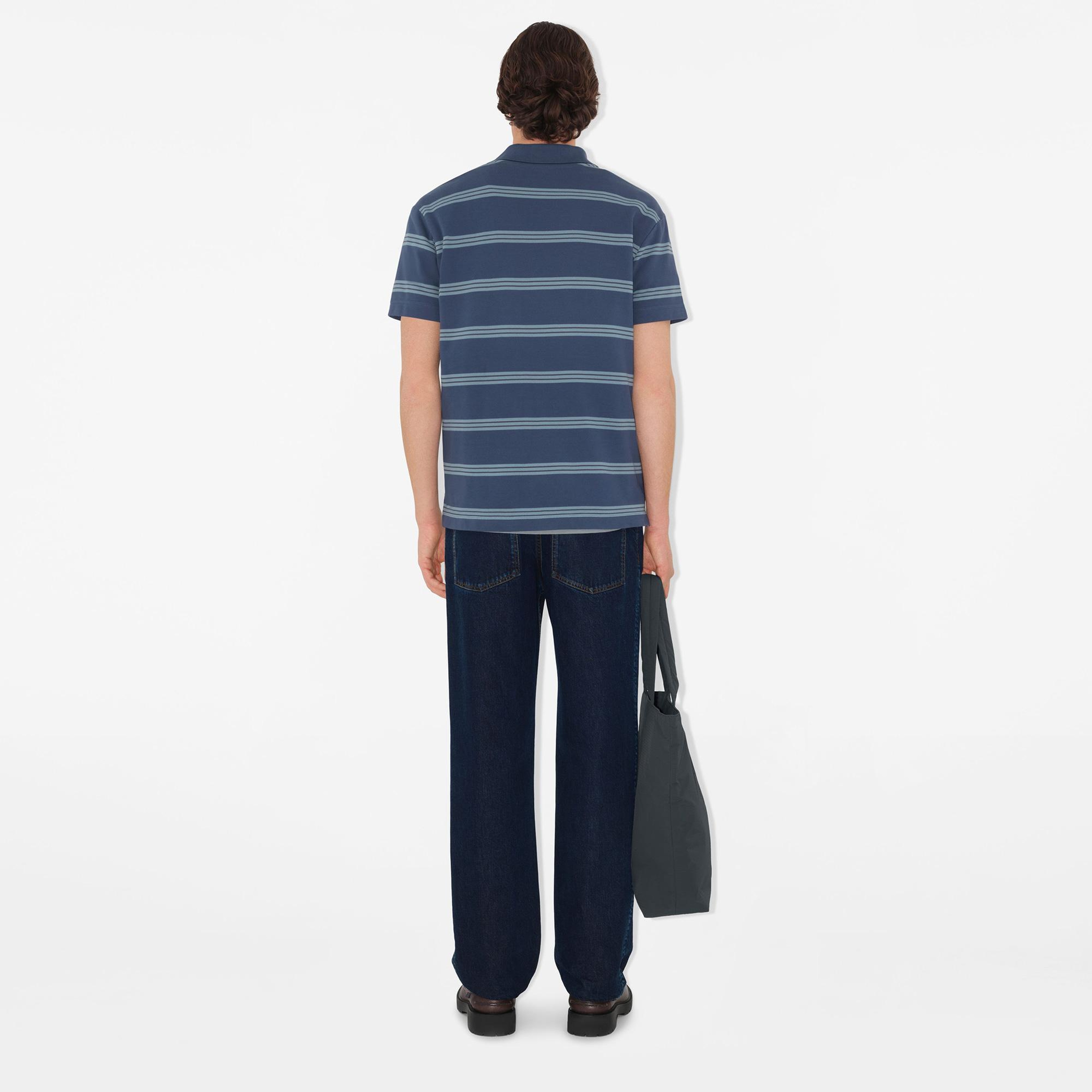 Burberry Erkek Mavi Polo