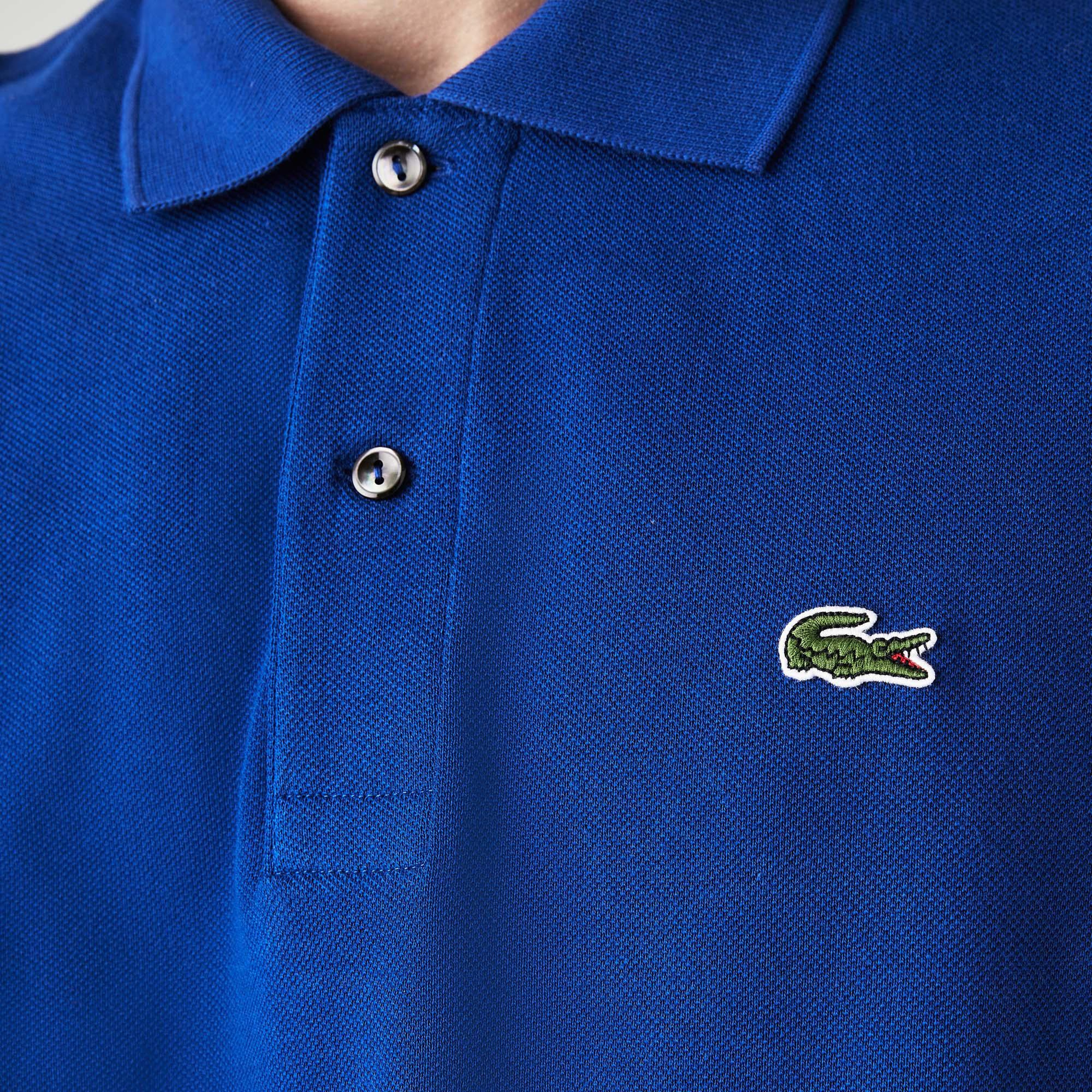 L.12.12 Erkek Classic Fit Koyu Mavi Polo