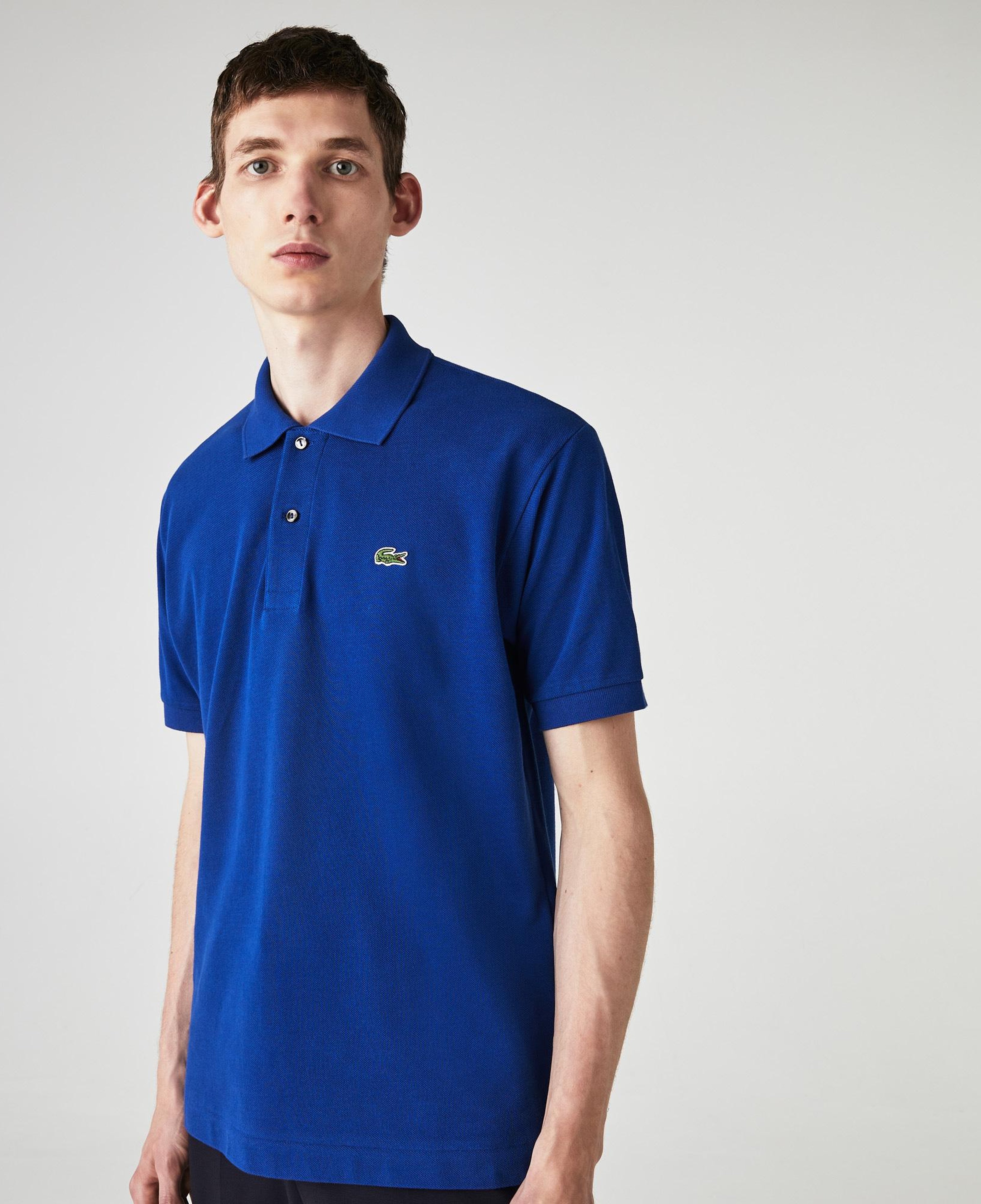 L.12.12 Erkek Classic Fit Koyu Mavi Polo