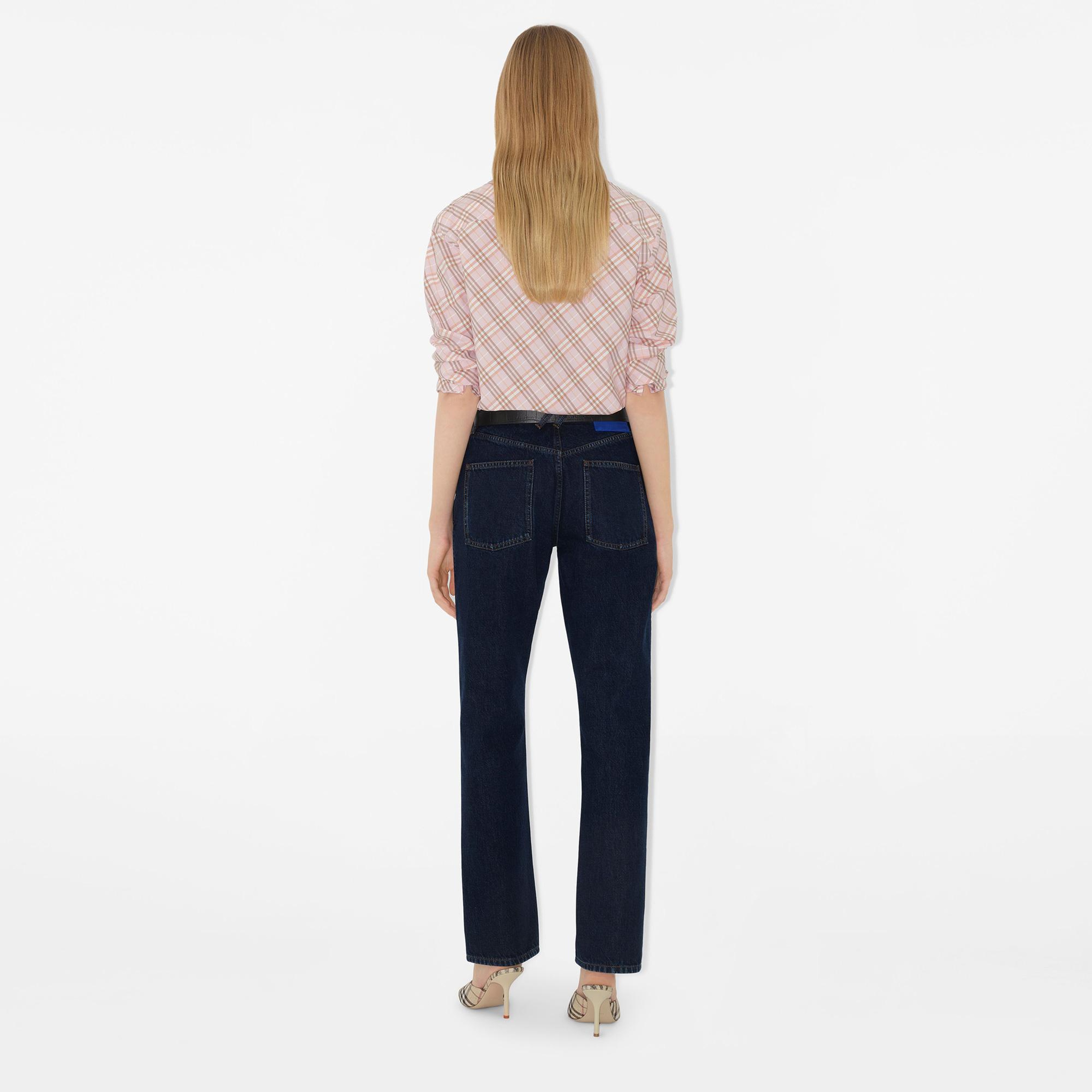 Burberry Pro Regular Fit Kadın Mavi Jeans