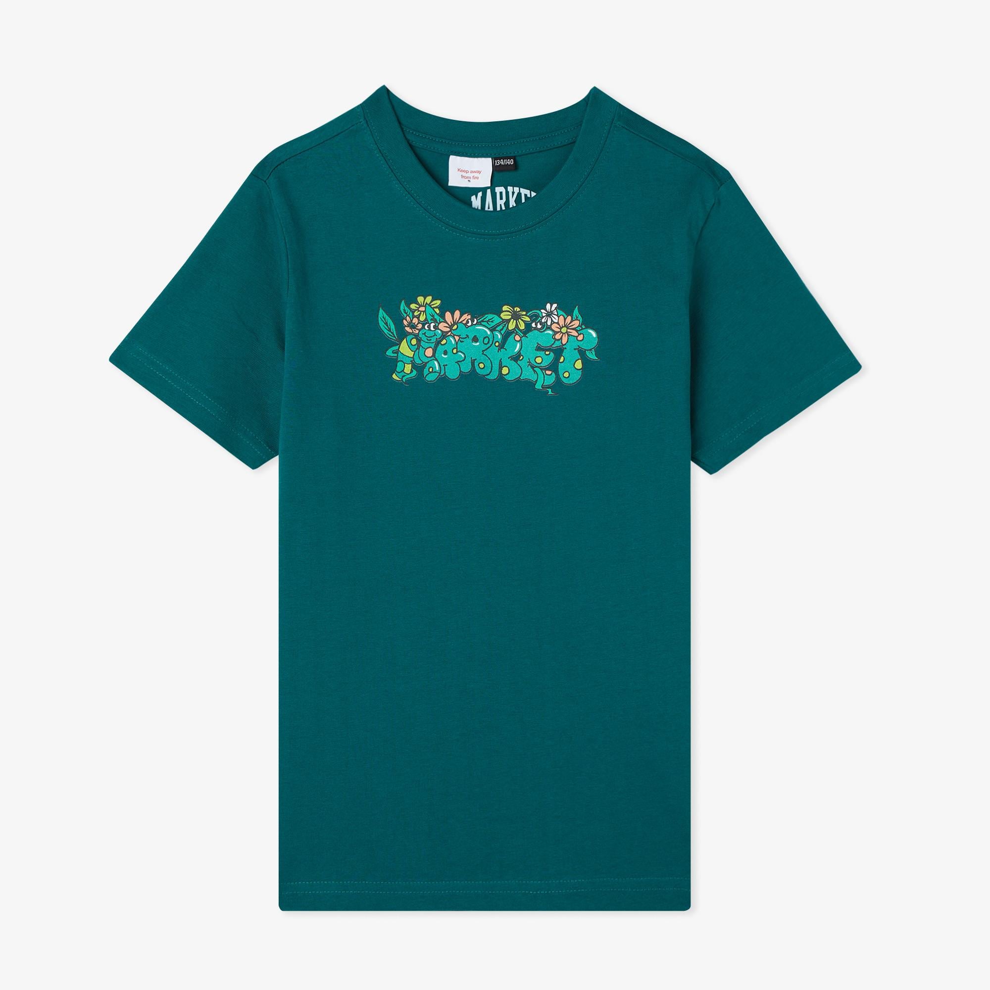 Market In The Garden Çocuk Yeşil T-Shirt