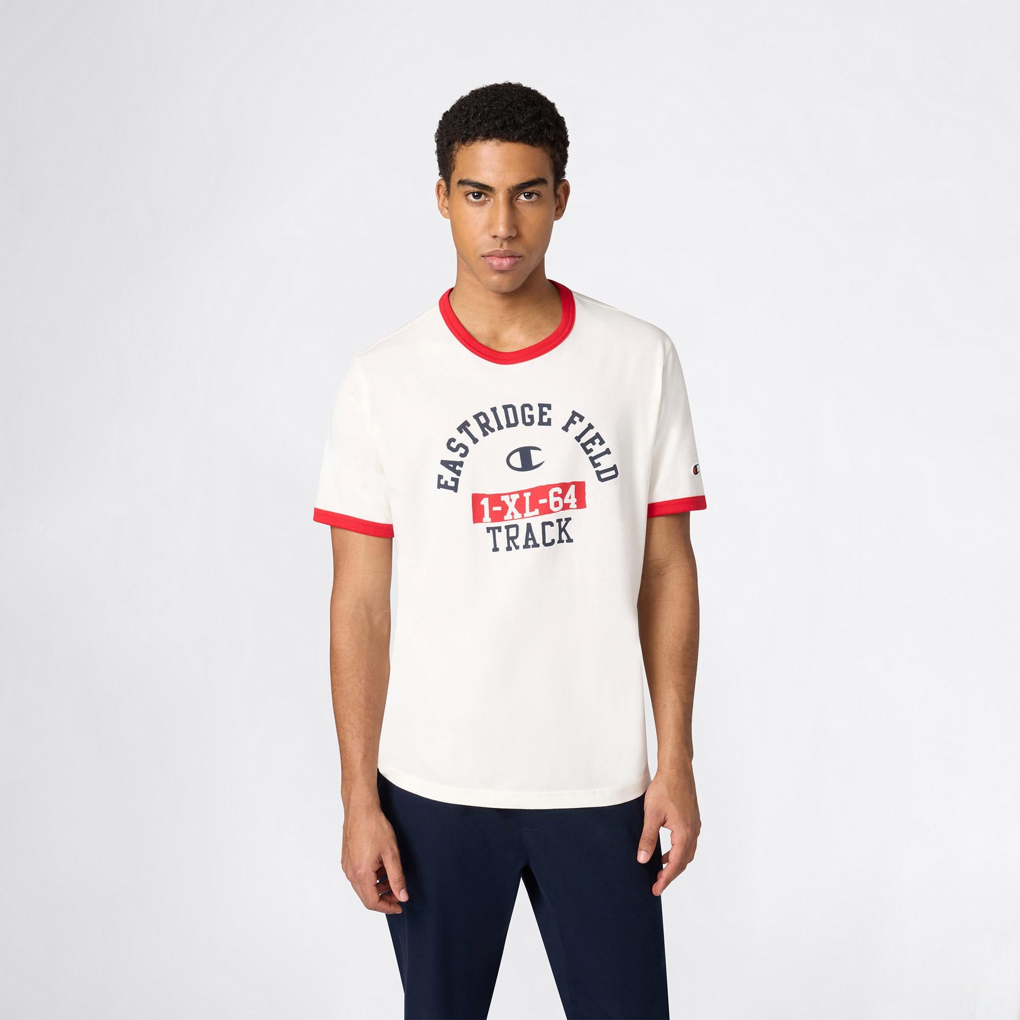 Champion Ringer Erkek Beyaz T-Shirt