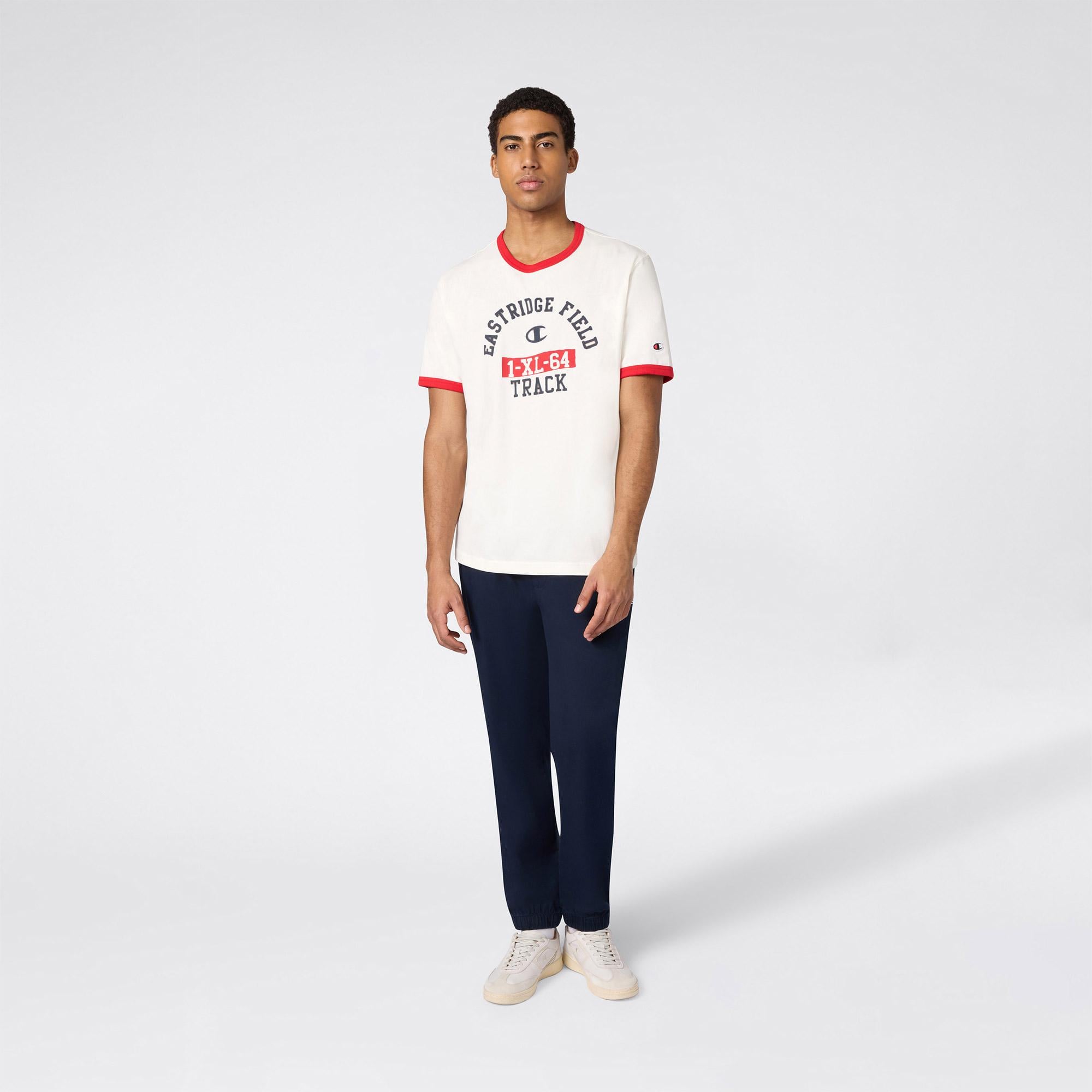Champion Ringer Erkek Beyaz T-Shirt