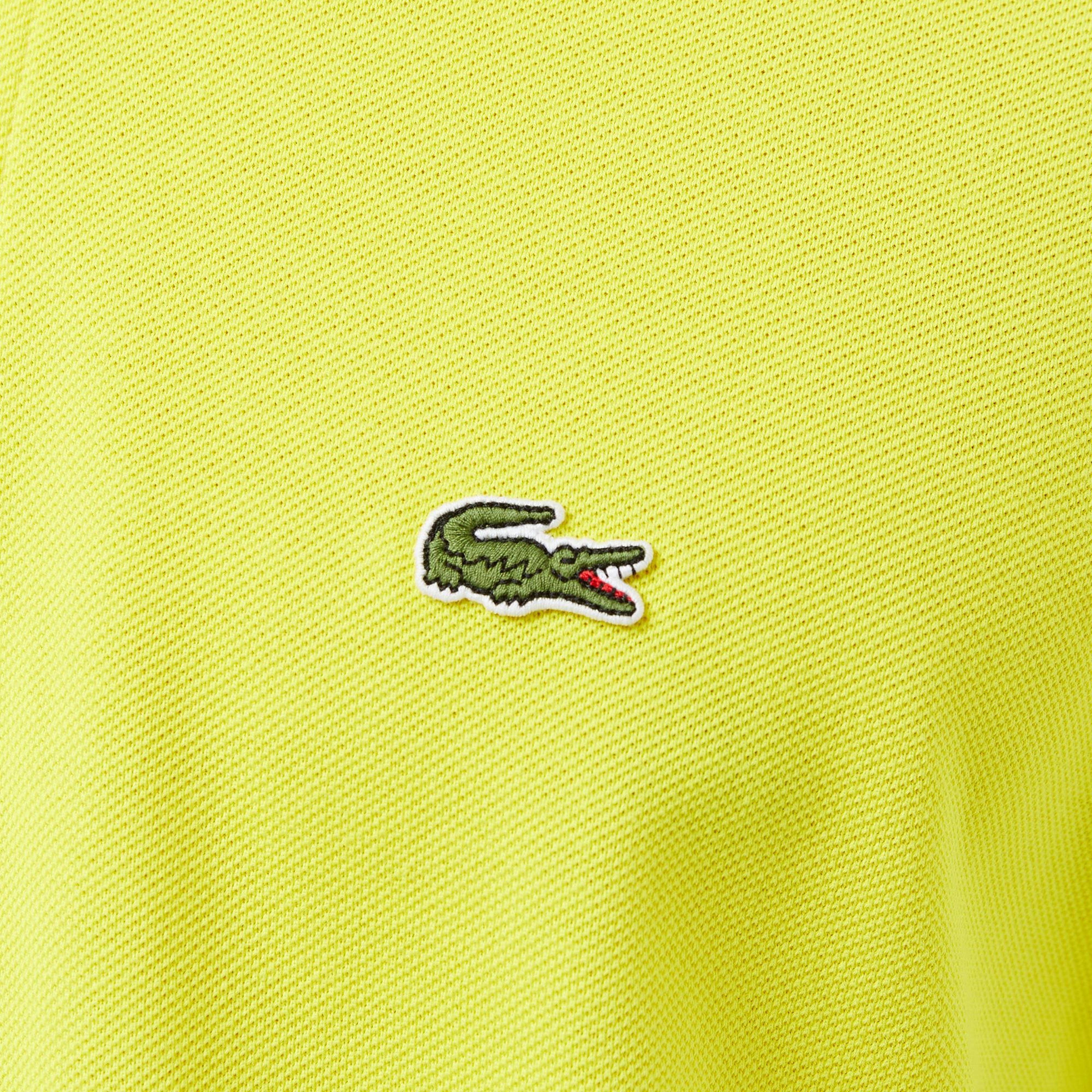 L.12.12 Erkek Classic Fit Sarı Polo