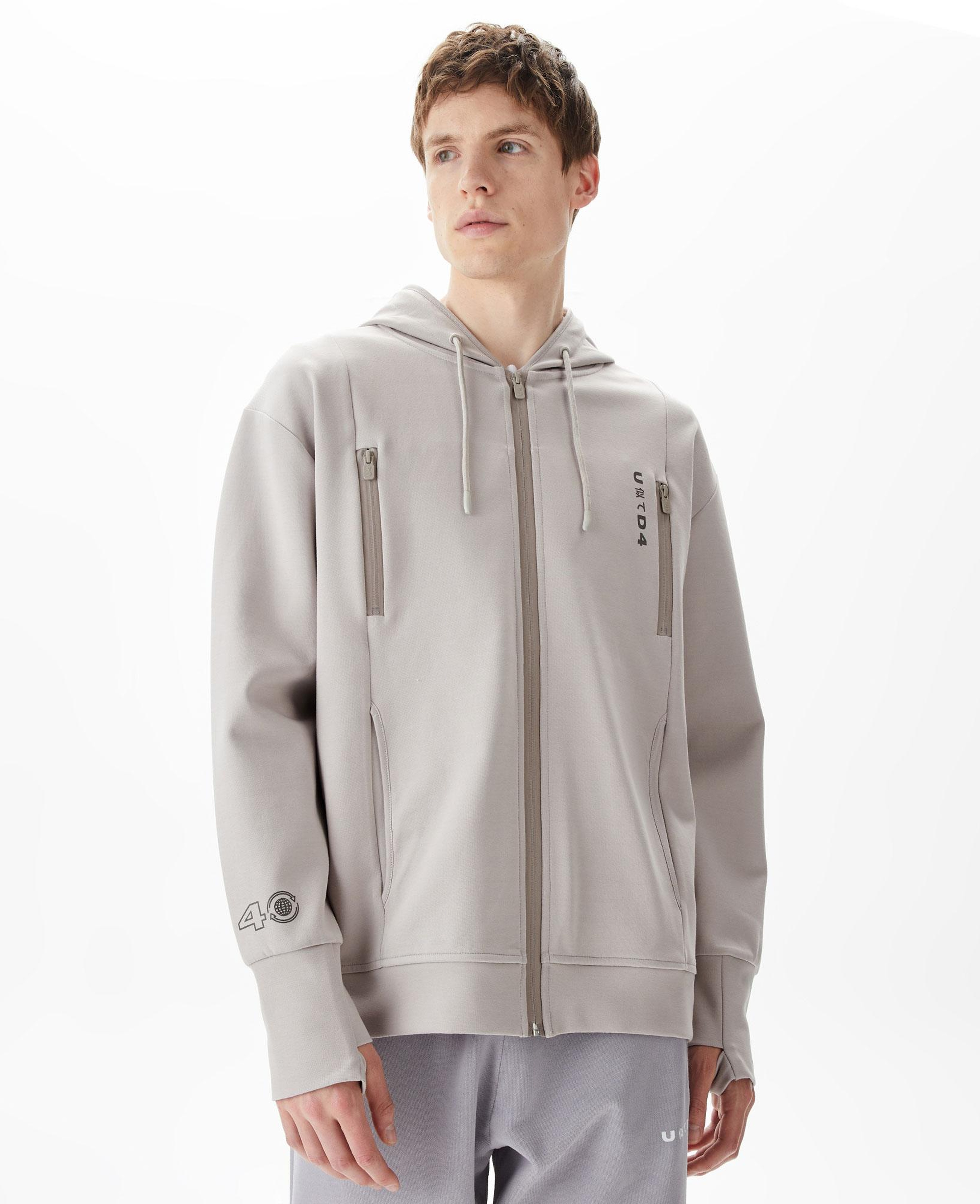 UNITED4 Classic Erkek Gri Sweatshirt