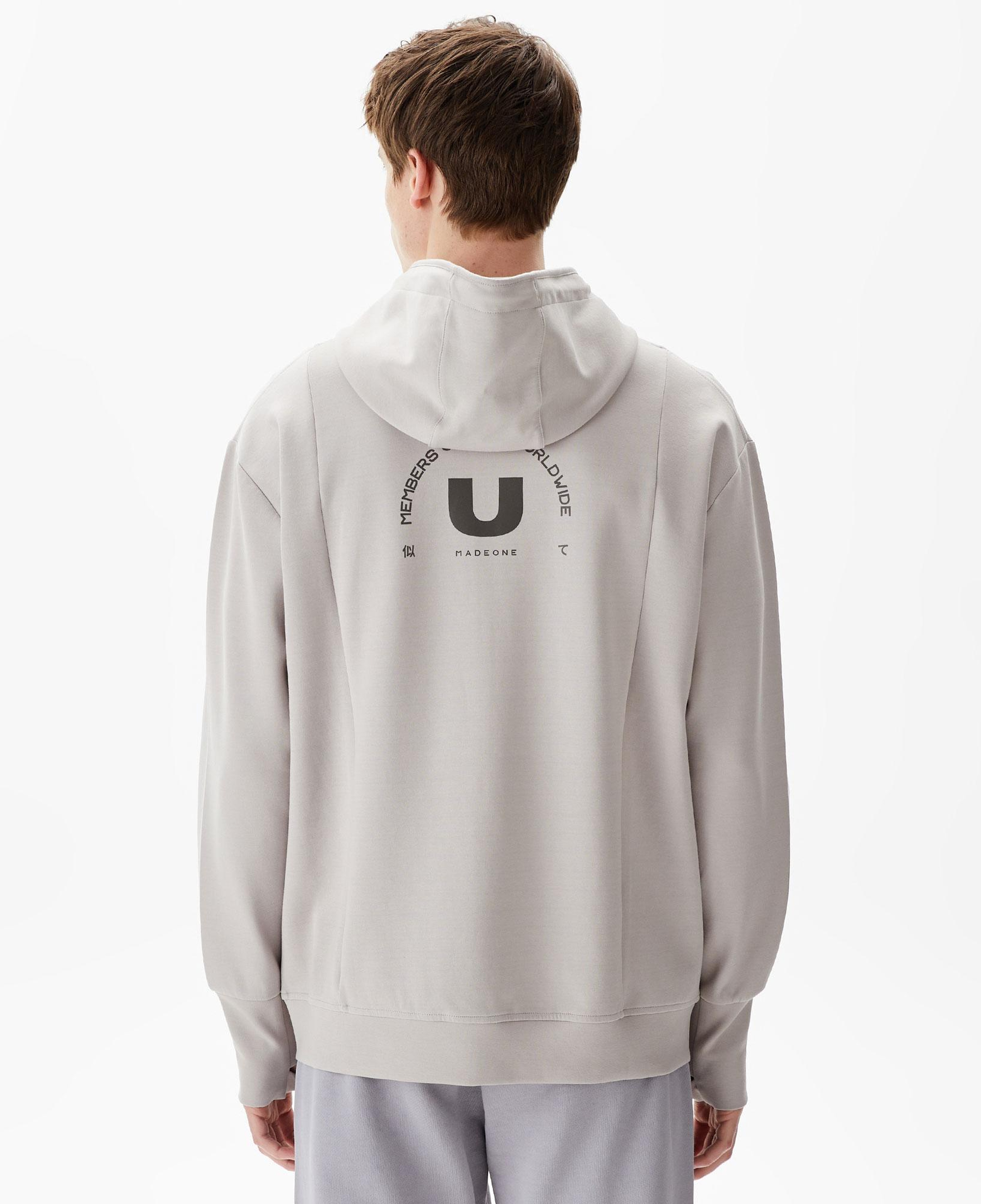 UNITED4 Classic Erkek Gri Sweatshirt