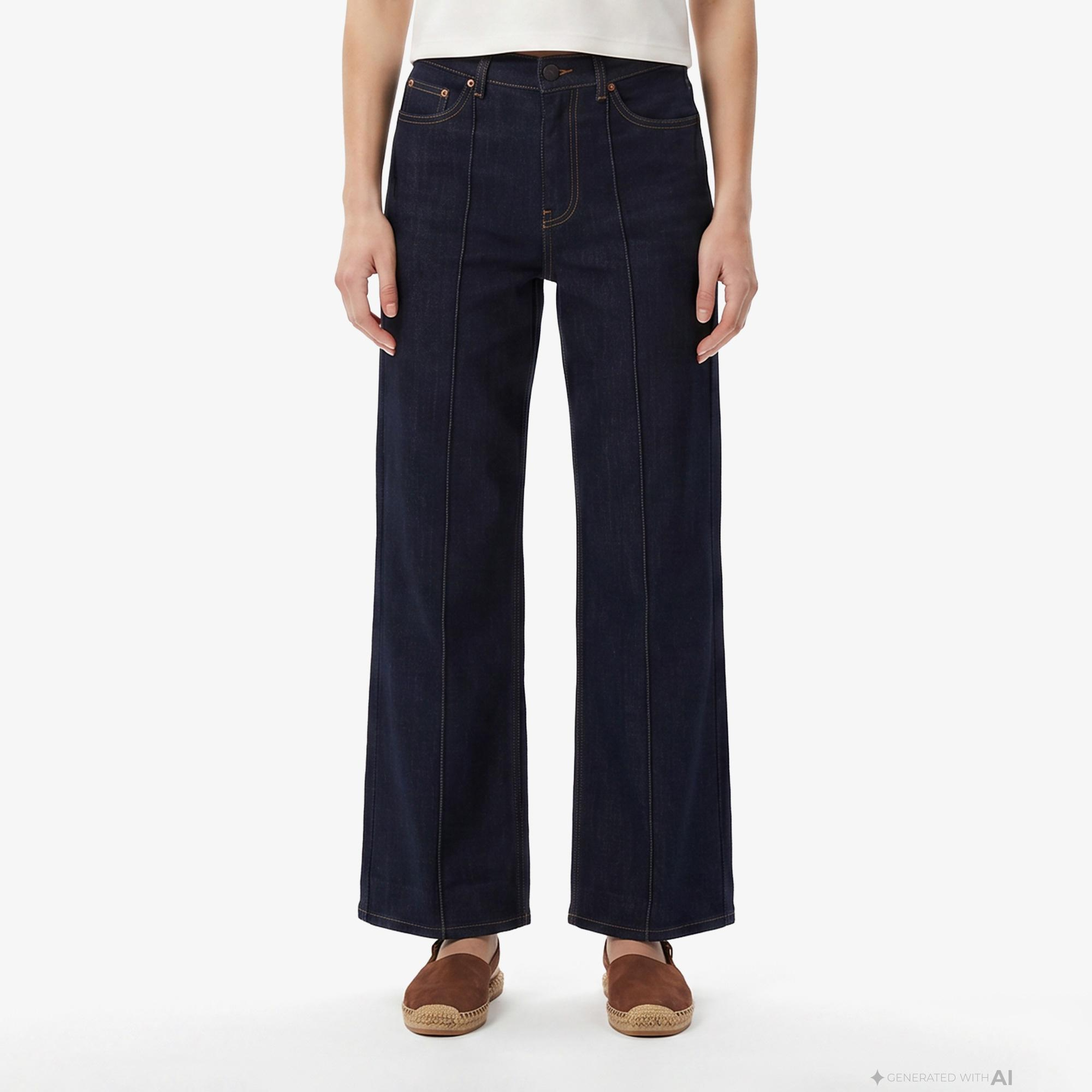 Nautica Kadın Lacivert Slim Fit Denim Pantolon