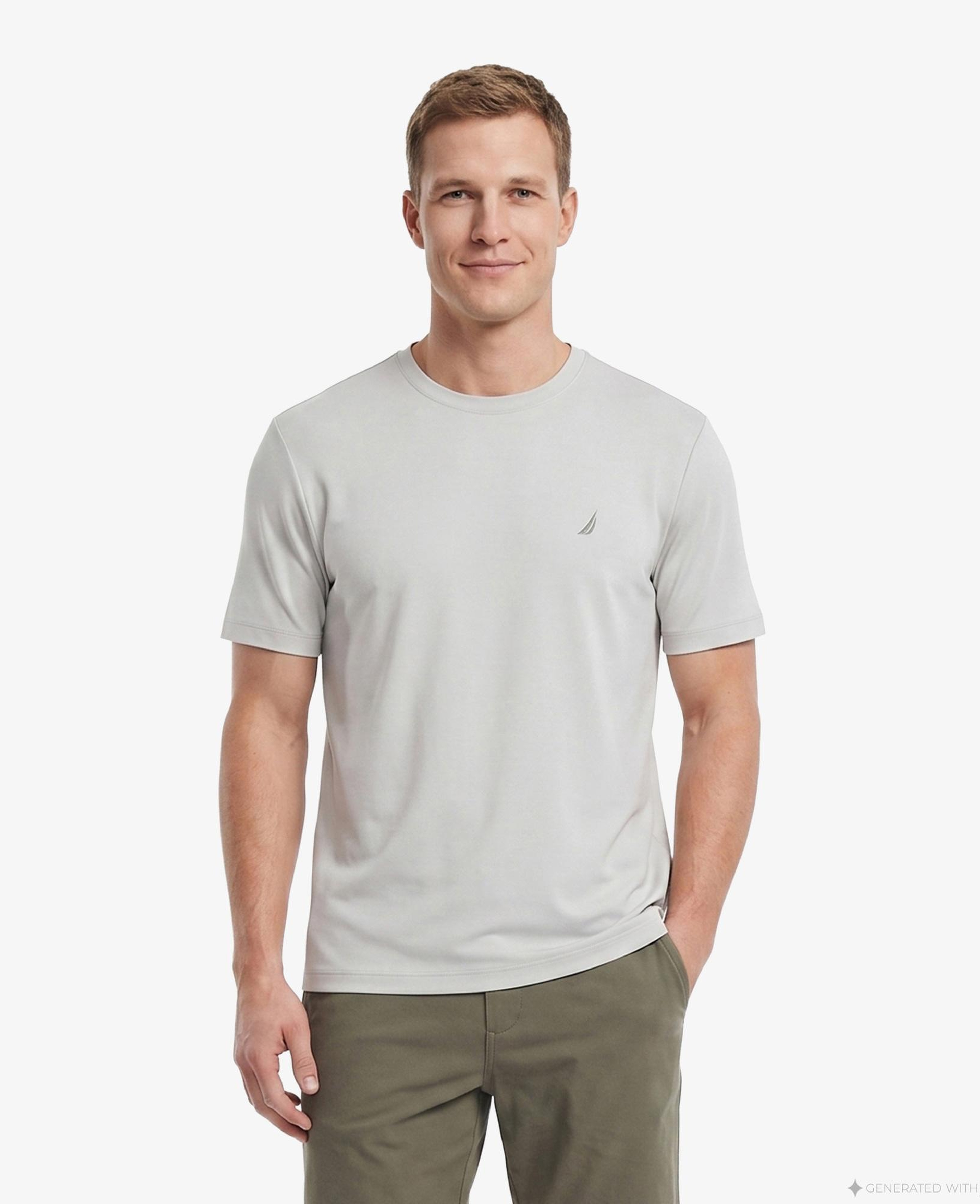 Nautica Erkek Gri T-Shirt