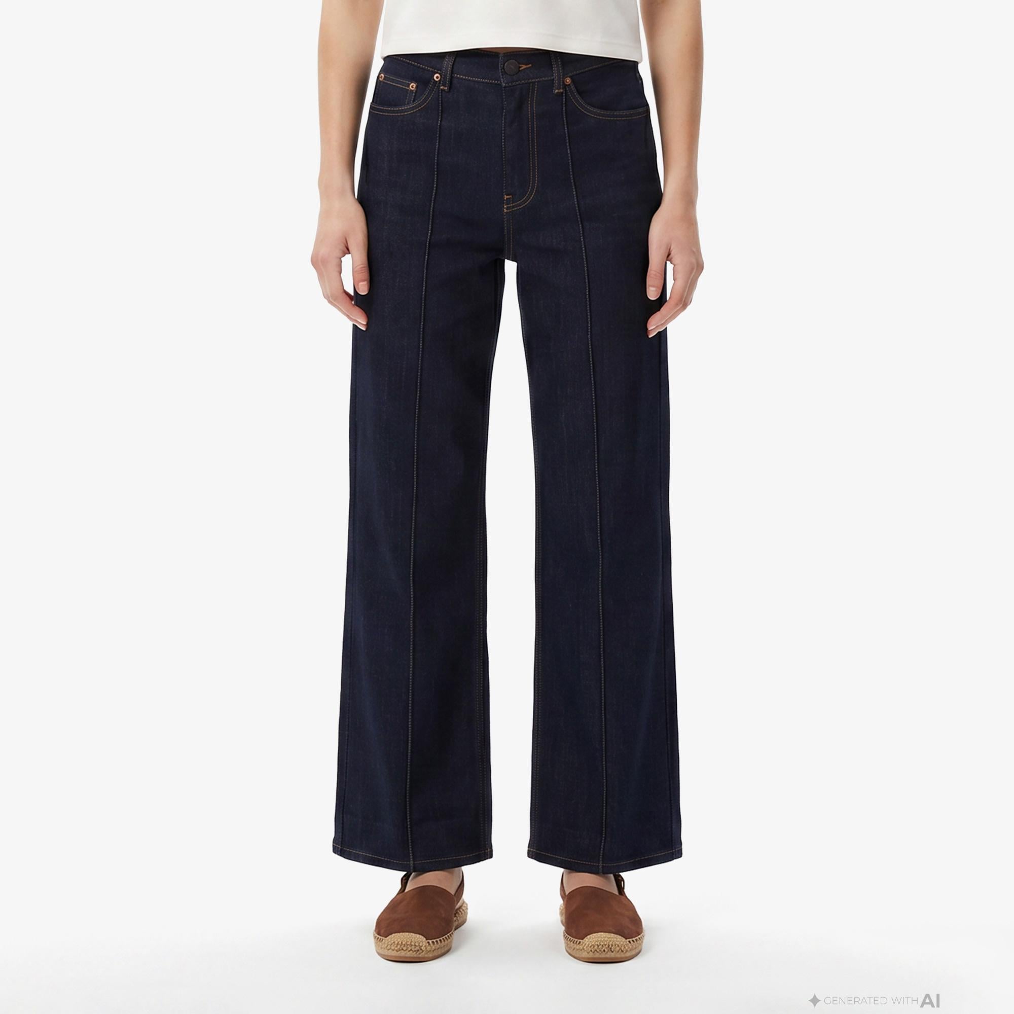 Nautica Kadın Lacivert Slim Fit Denim Pantolon
