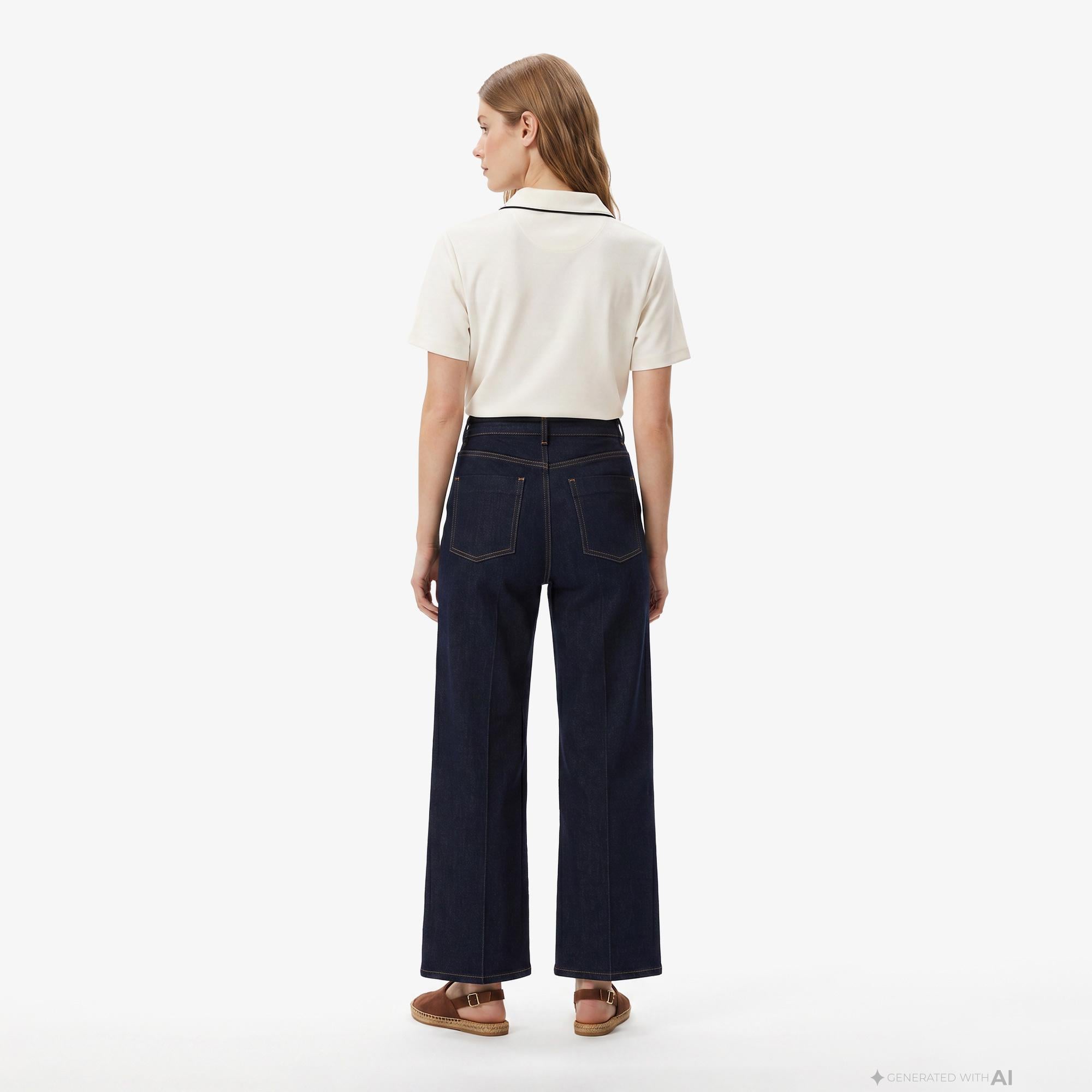 Nautica Kadın Lacivert Slim Fit Denim Pantolon