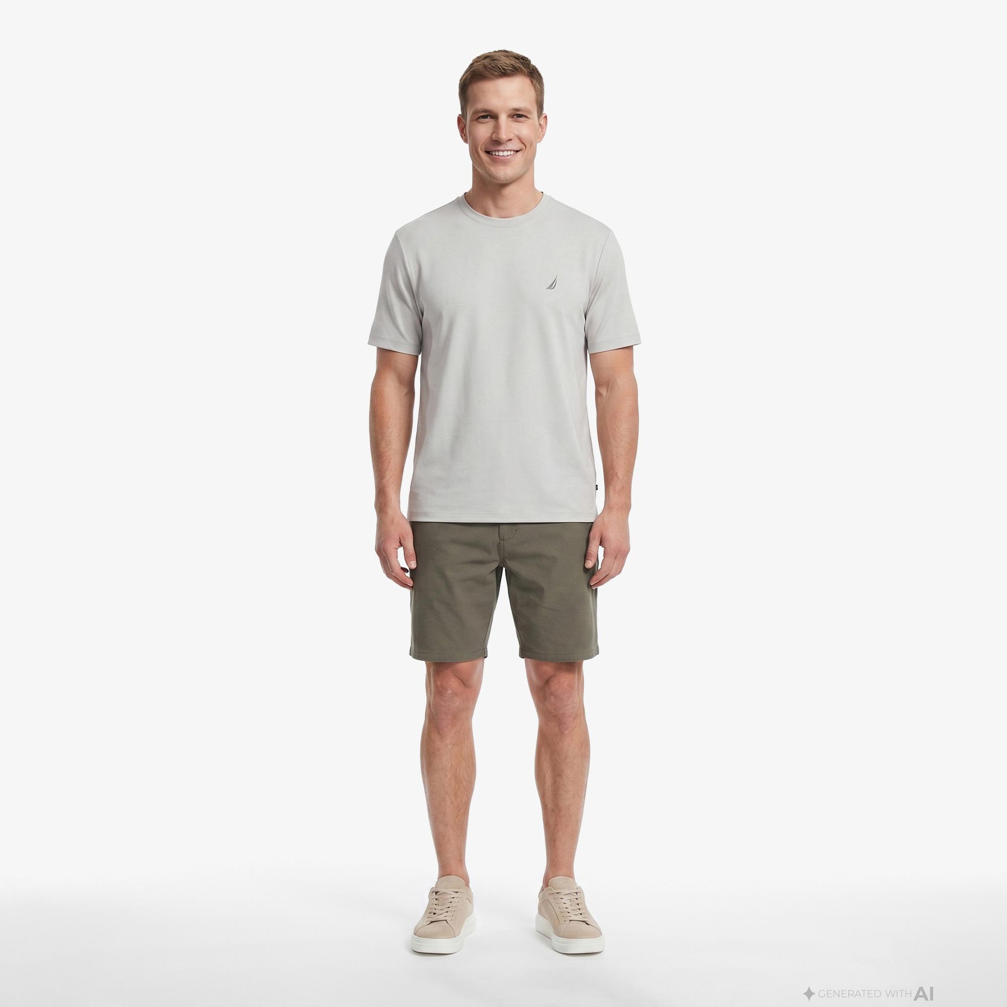 Nautica Erkek Gri T-Shirt