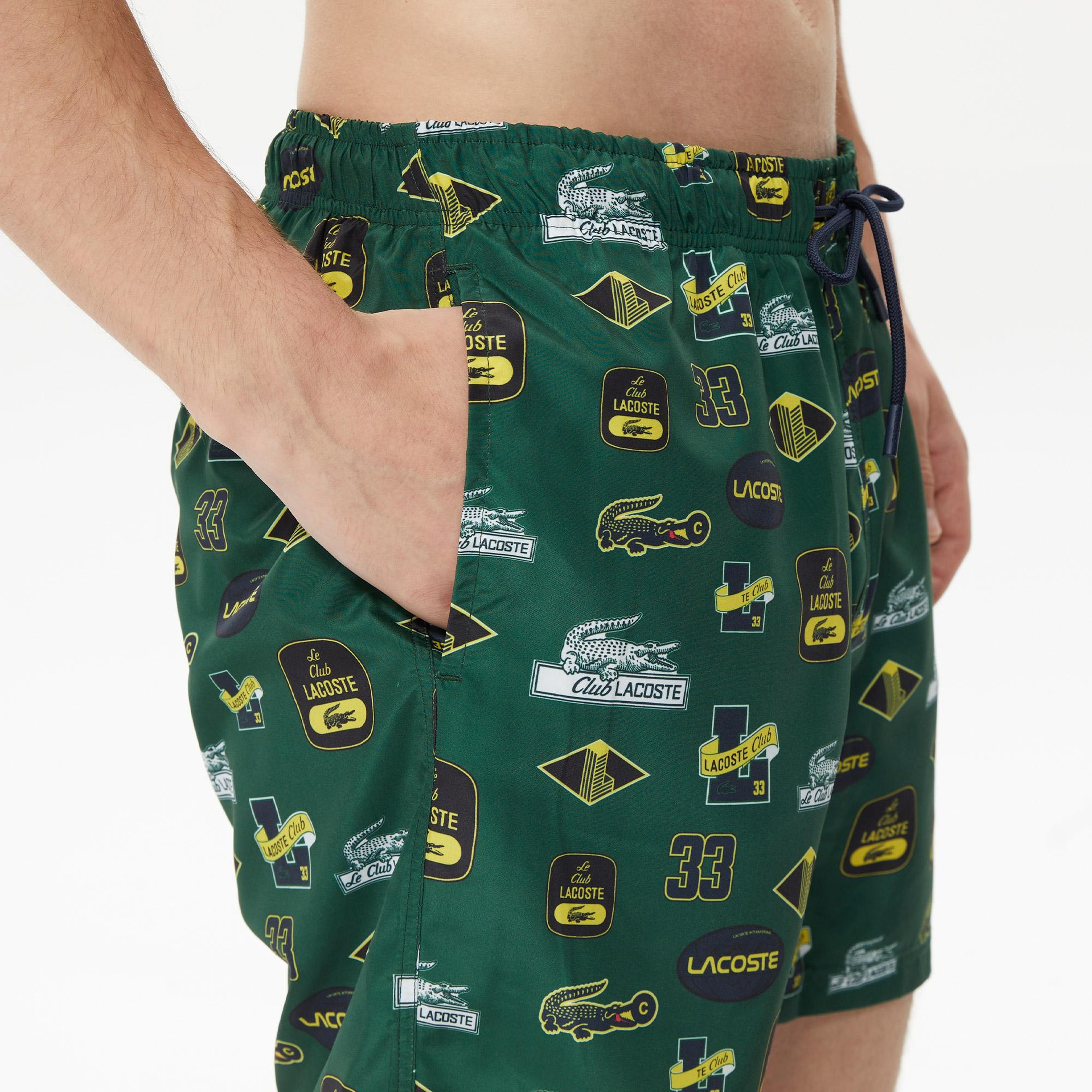 Lacoste Core Erkek Yeşil Deniz Şortu