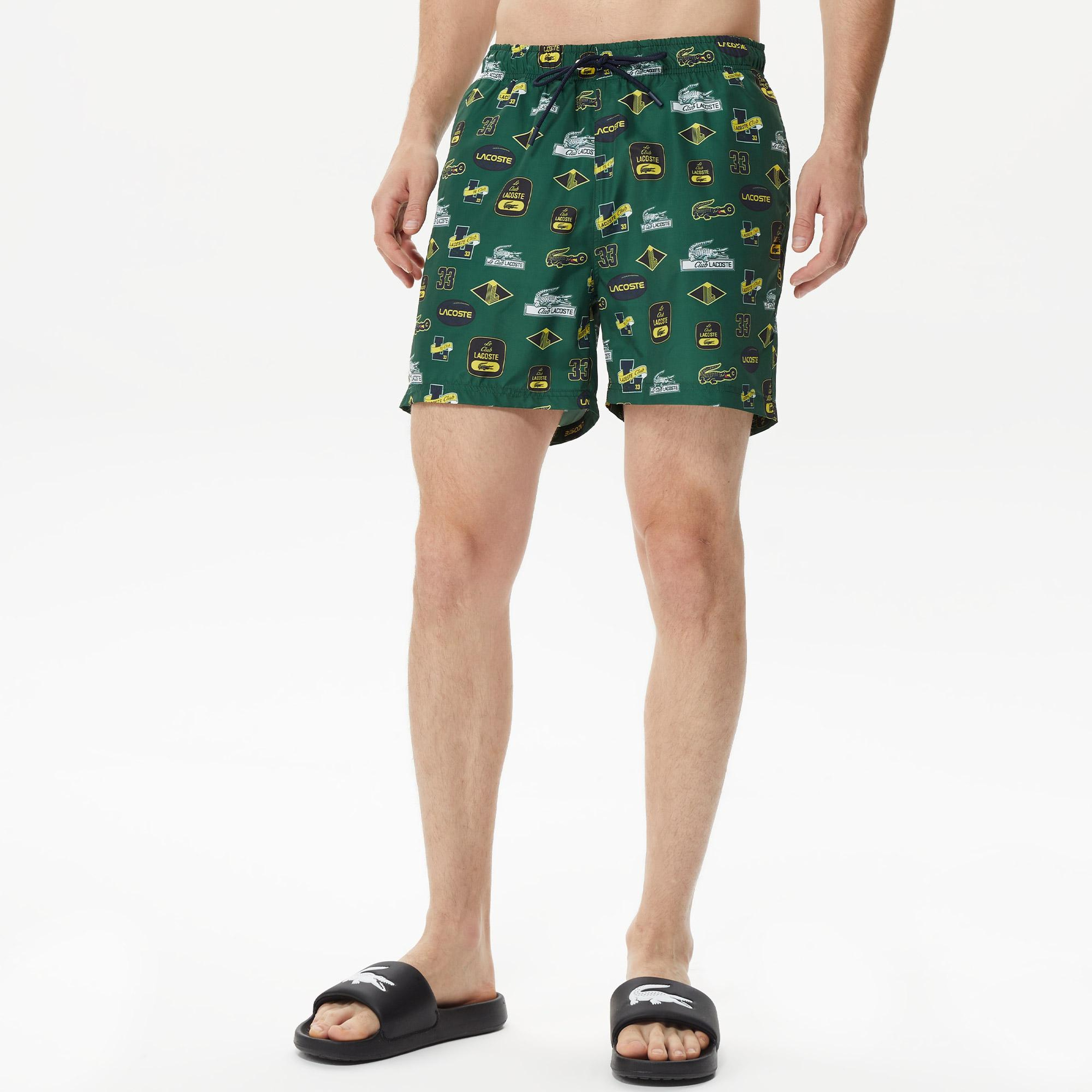 Lacoste Core Erkek Yeşil Deniz Şortu