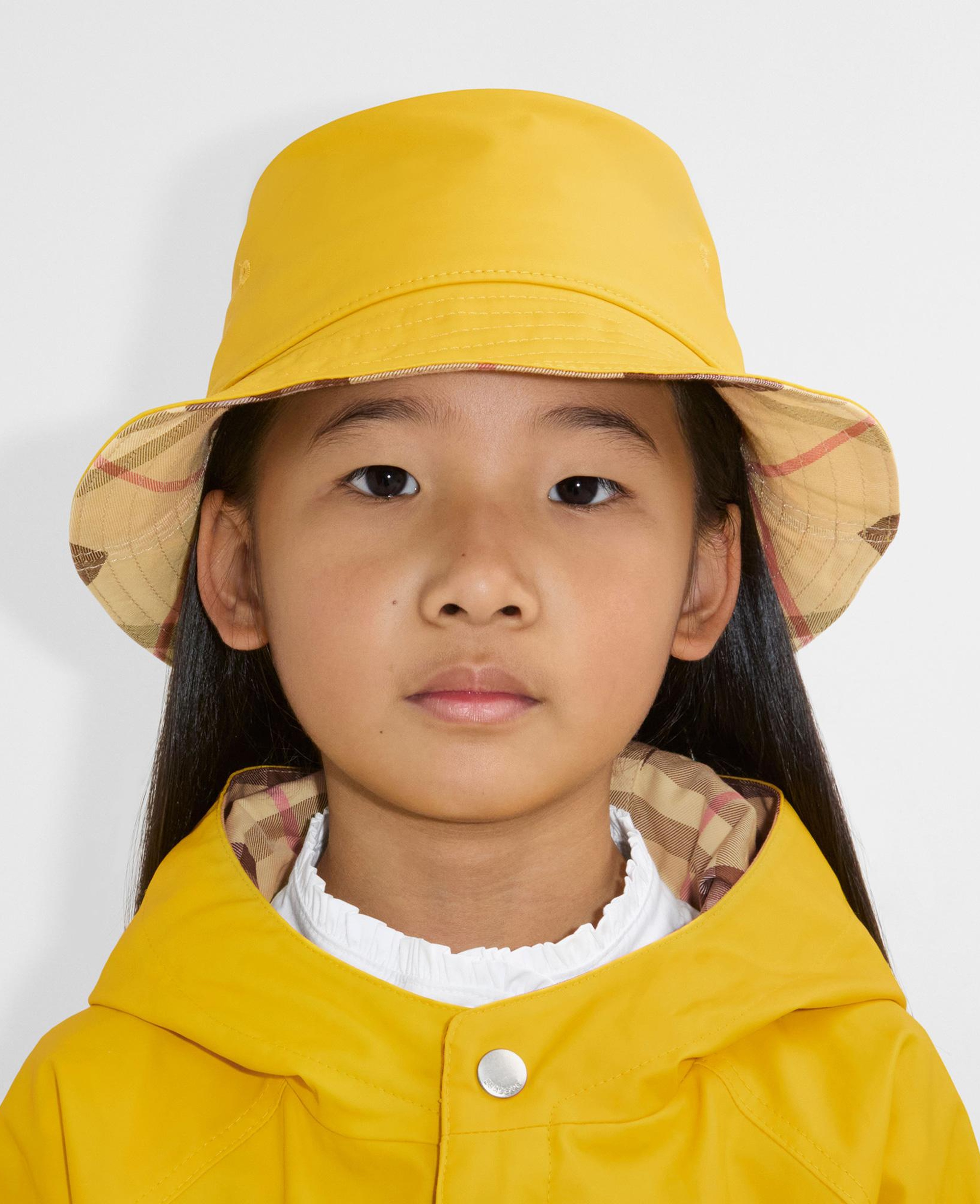 Burberry Rbrisd Cotton Bucket Çocuk Sarı Şapka