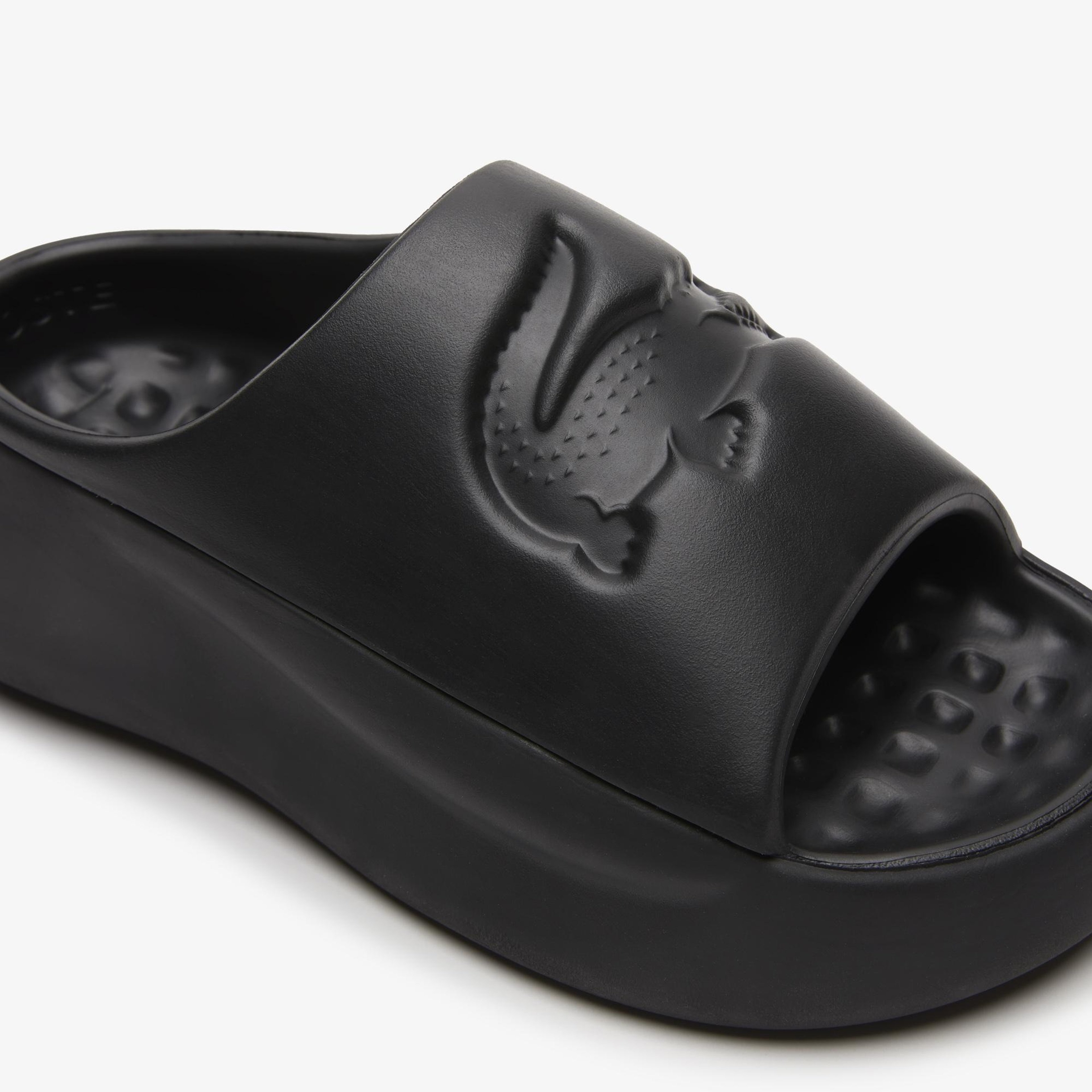 Croco Kadın Siyah Terlik