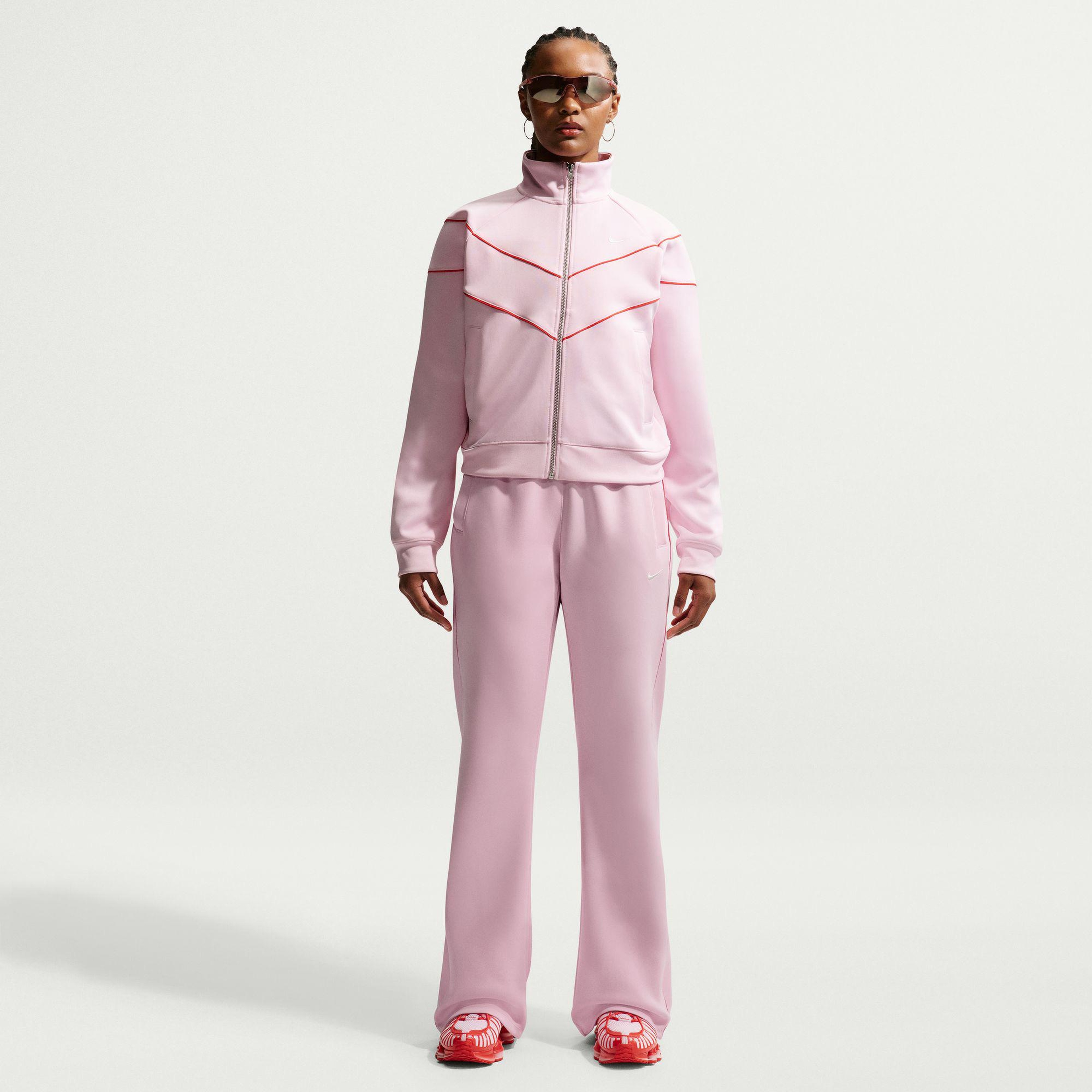 Nike Sportswear Windrunner Mid-Rise Kadın Pembe Eşofman Altı