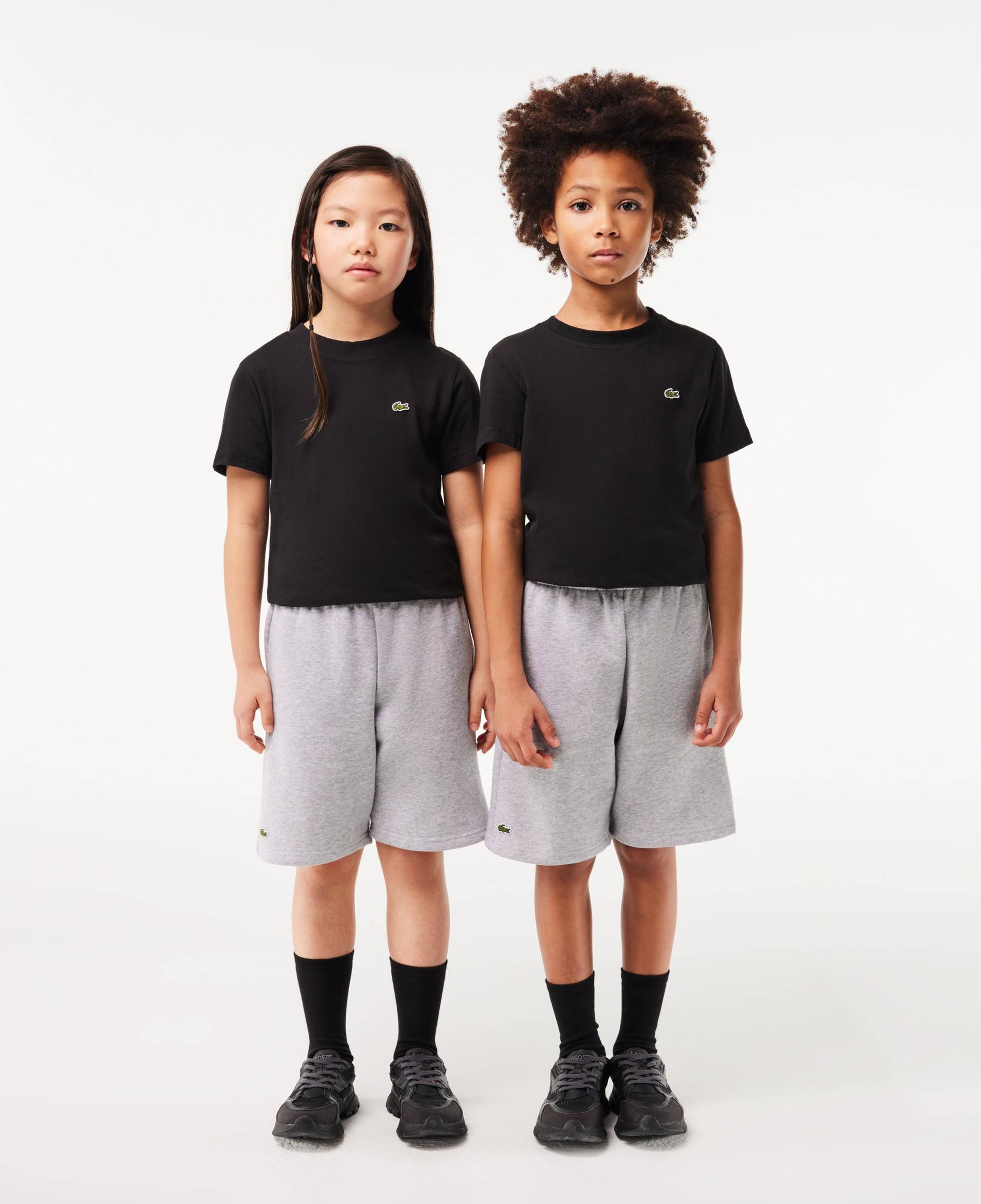 Lacoste Organic Brushed Gri Çocuk Şort