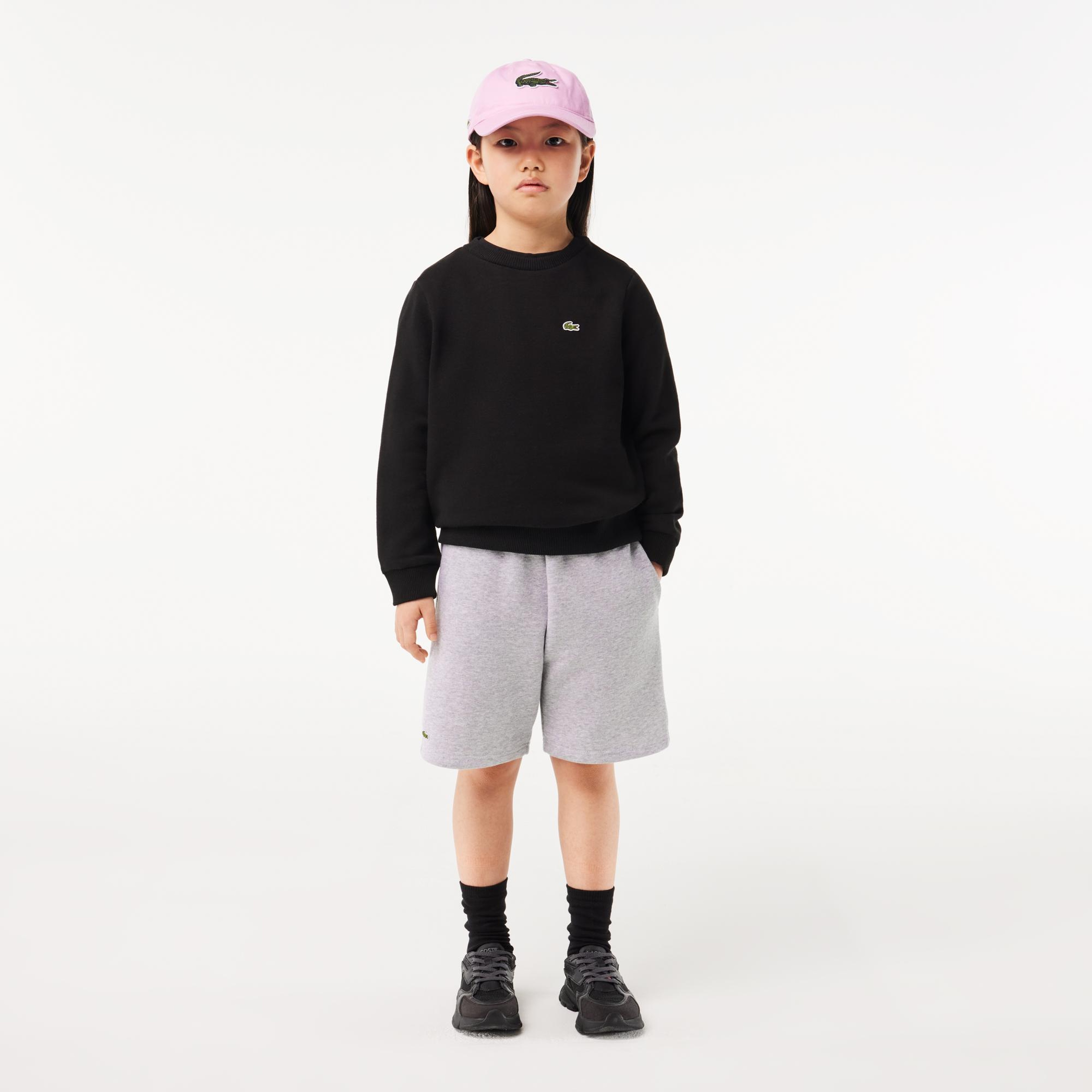 Lacoste Organic Brushed Gri Çocuk Şort