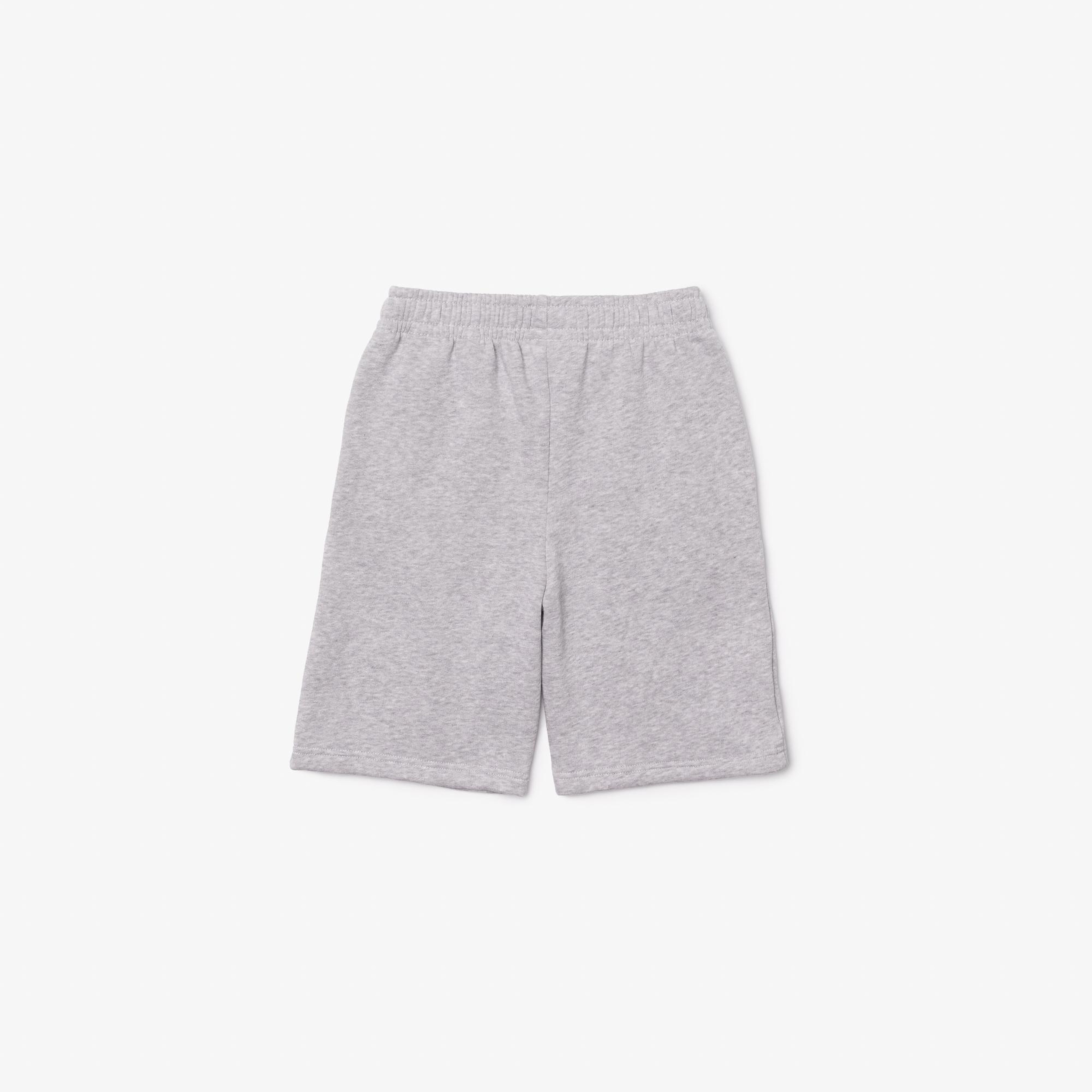 Lacoste Organic Brushed Gri Çocuk Şort