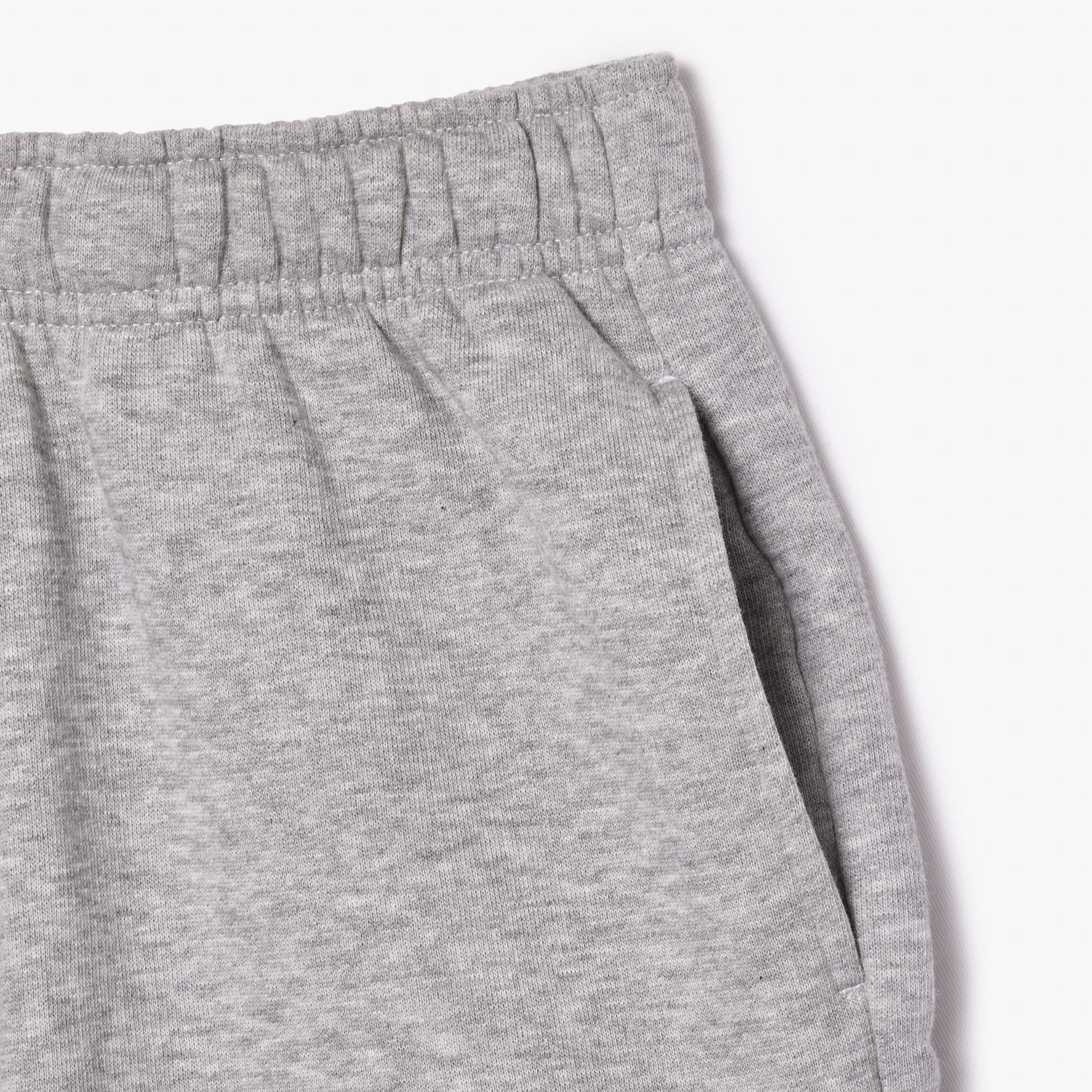 Lacoste Organic Brushed Gri Çocuk Şort