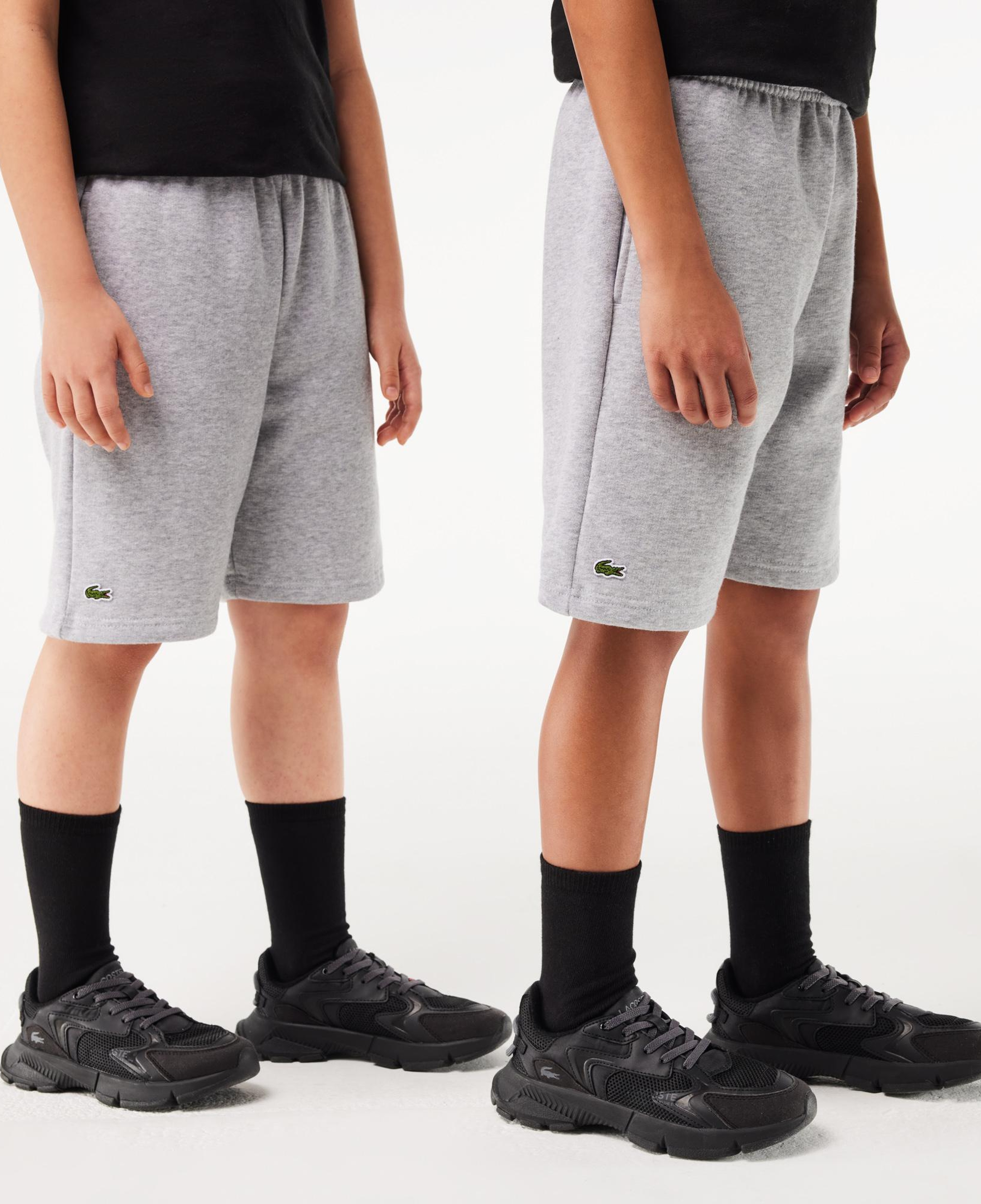 Lacoste Organic Brushed Gri Çocuk Şort