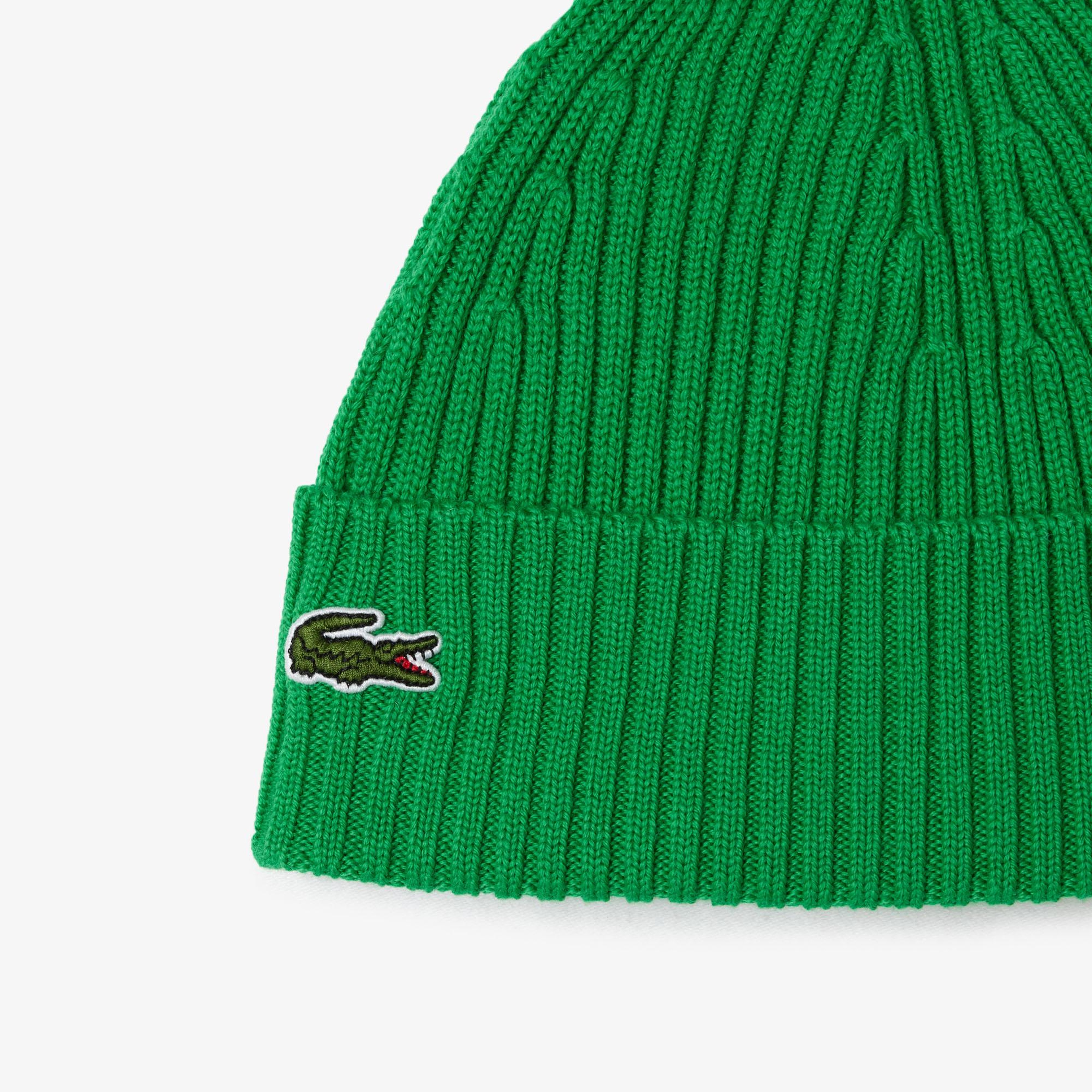 Lacoste Unisex Renkli Yün Bere