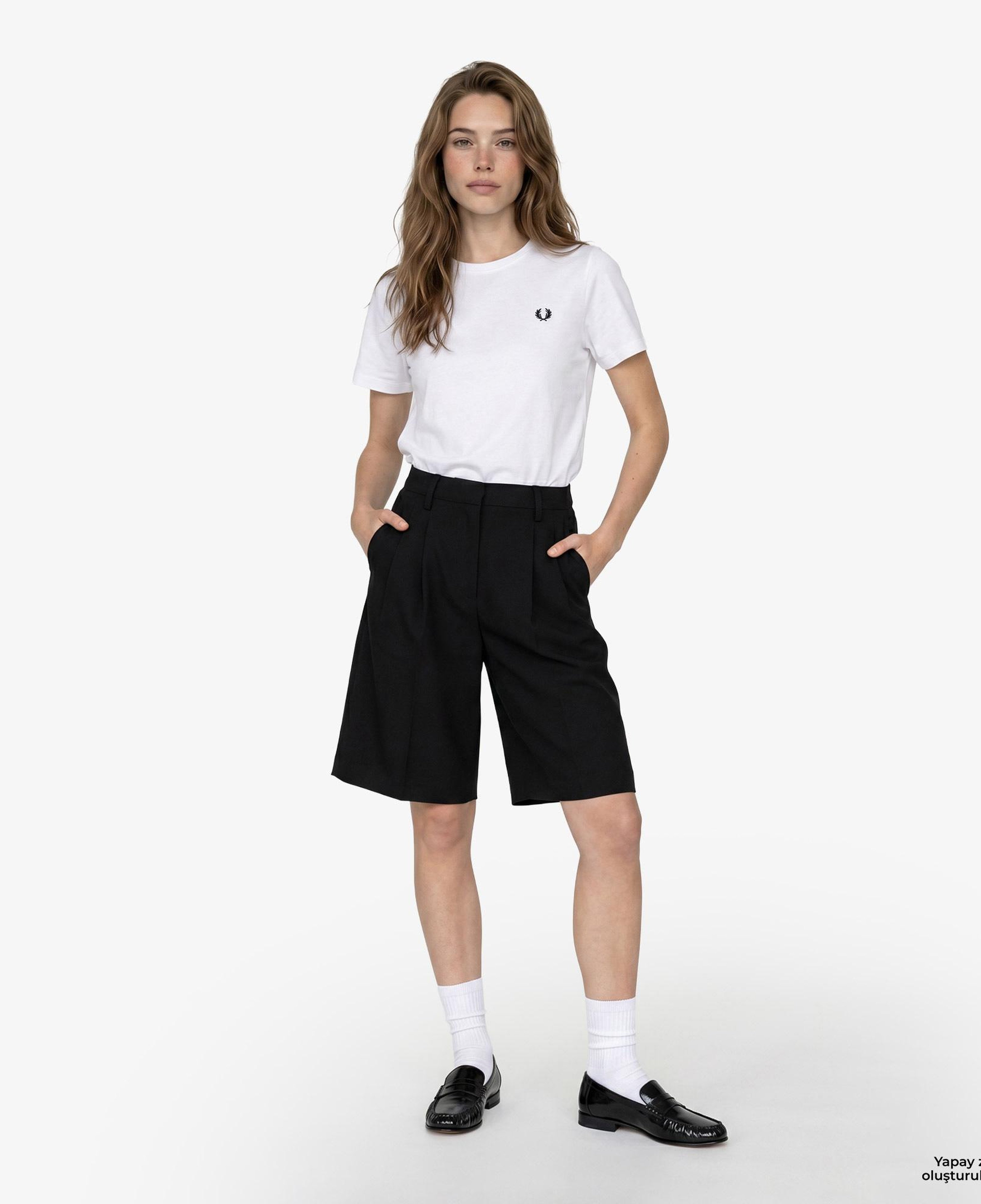Fred Perry Kadın Beyaz T-Shirt