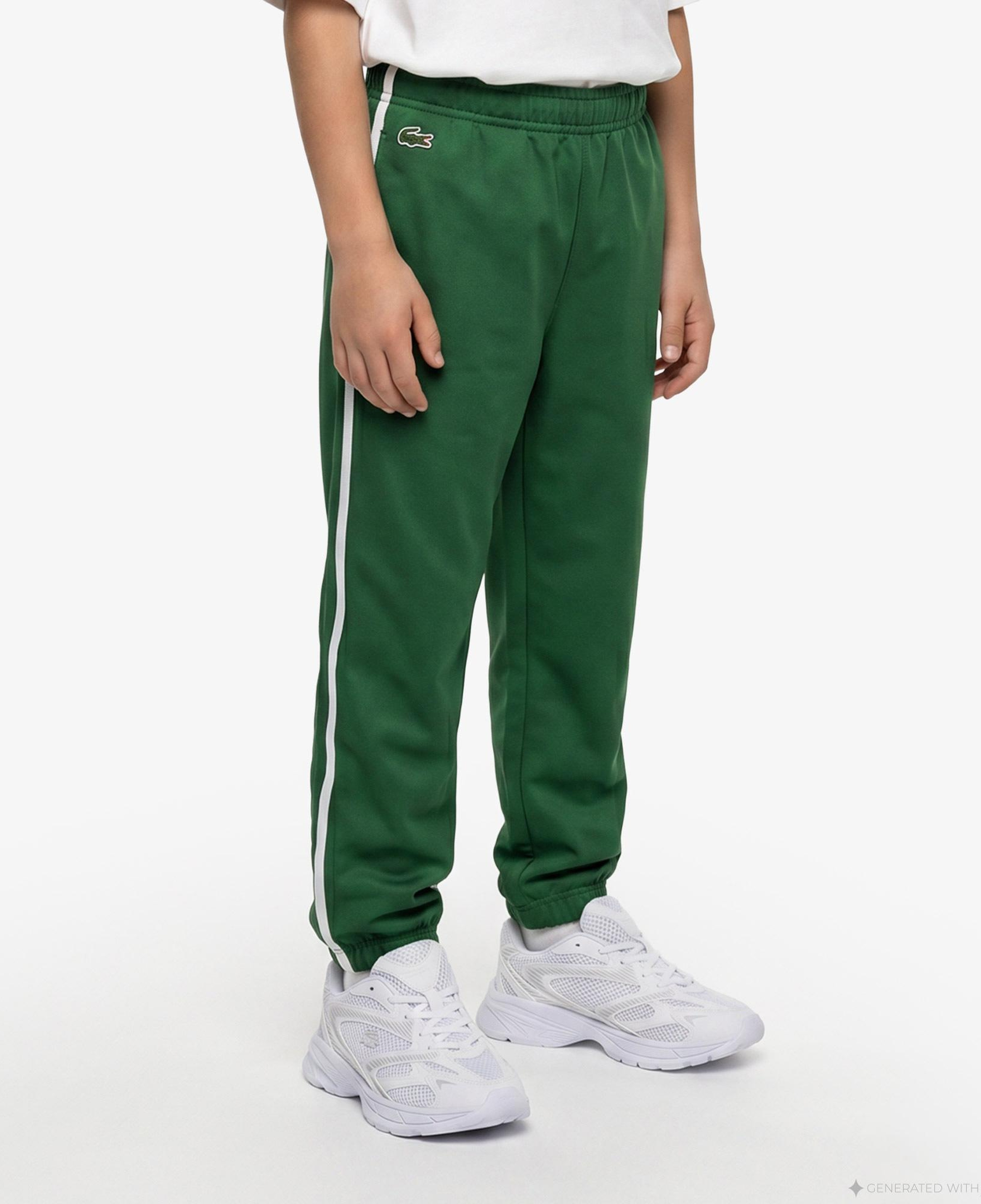 Lacoste Sportsuit Colorblock Track Çocuk Yeşil Eşofman Altı