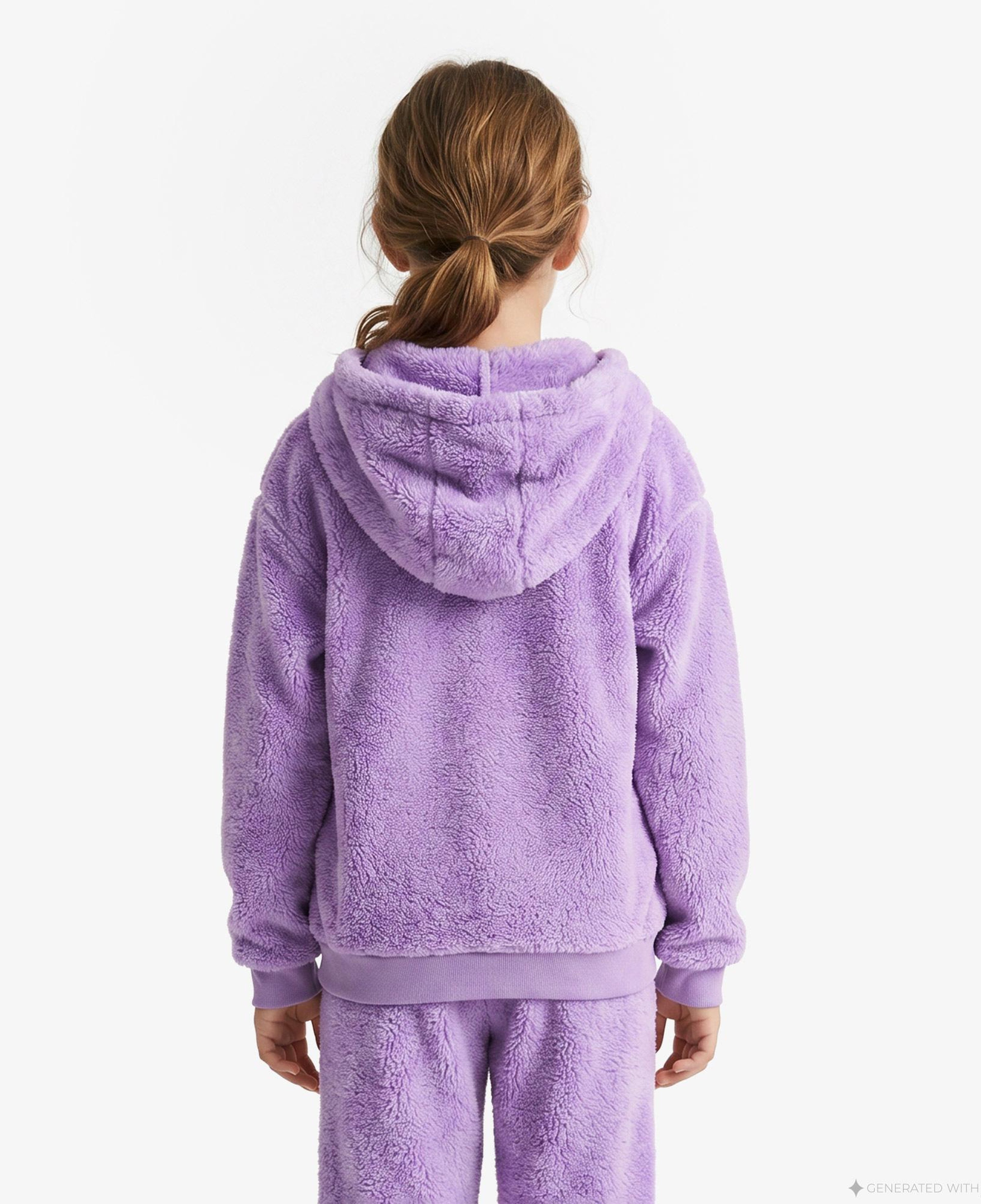 Nautica Knit Active Top Çocuk Mor Sweatshirt