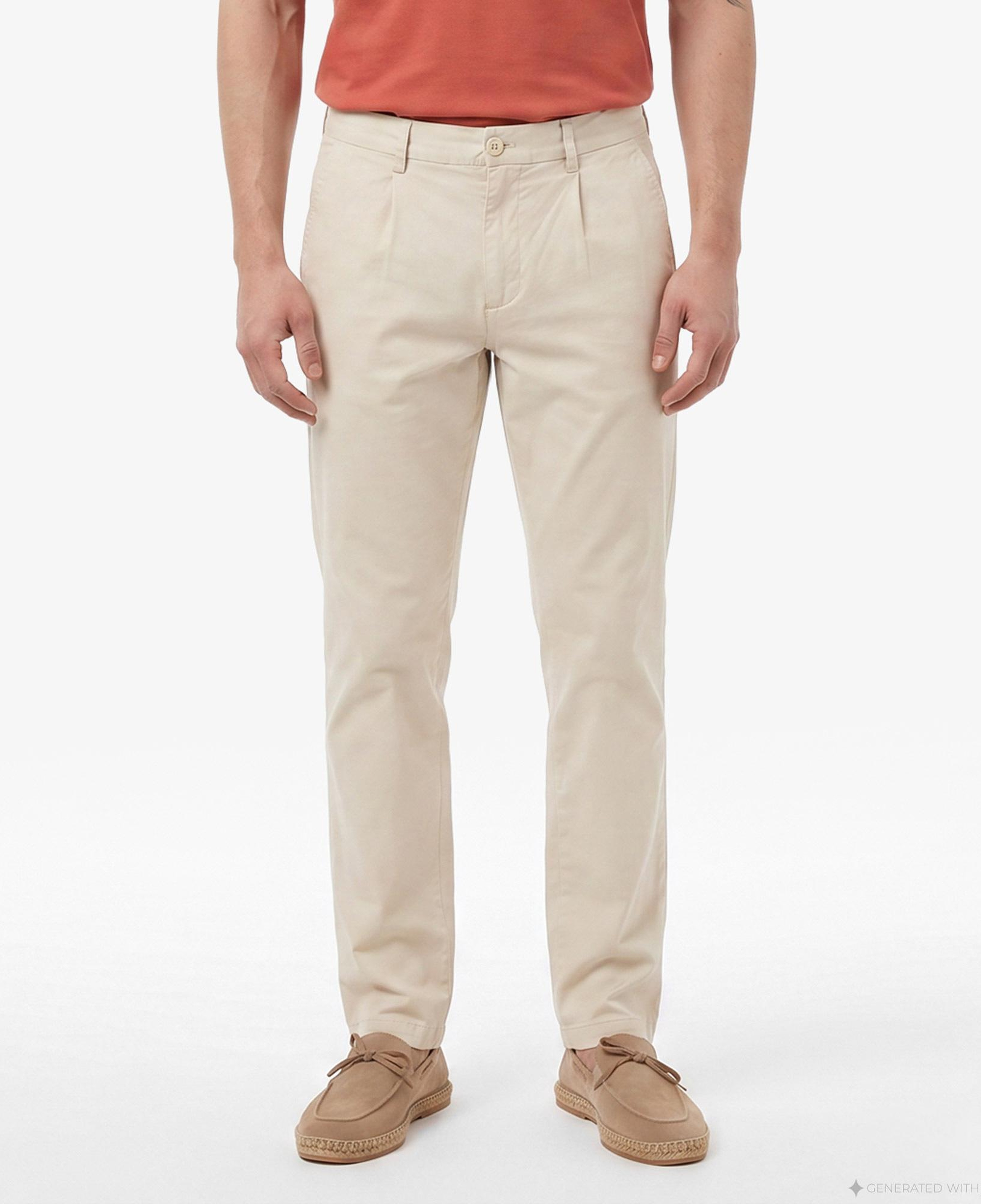 Nautica Erkek Ekru Regular Fit Pantolon