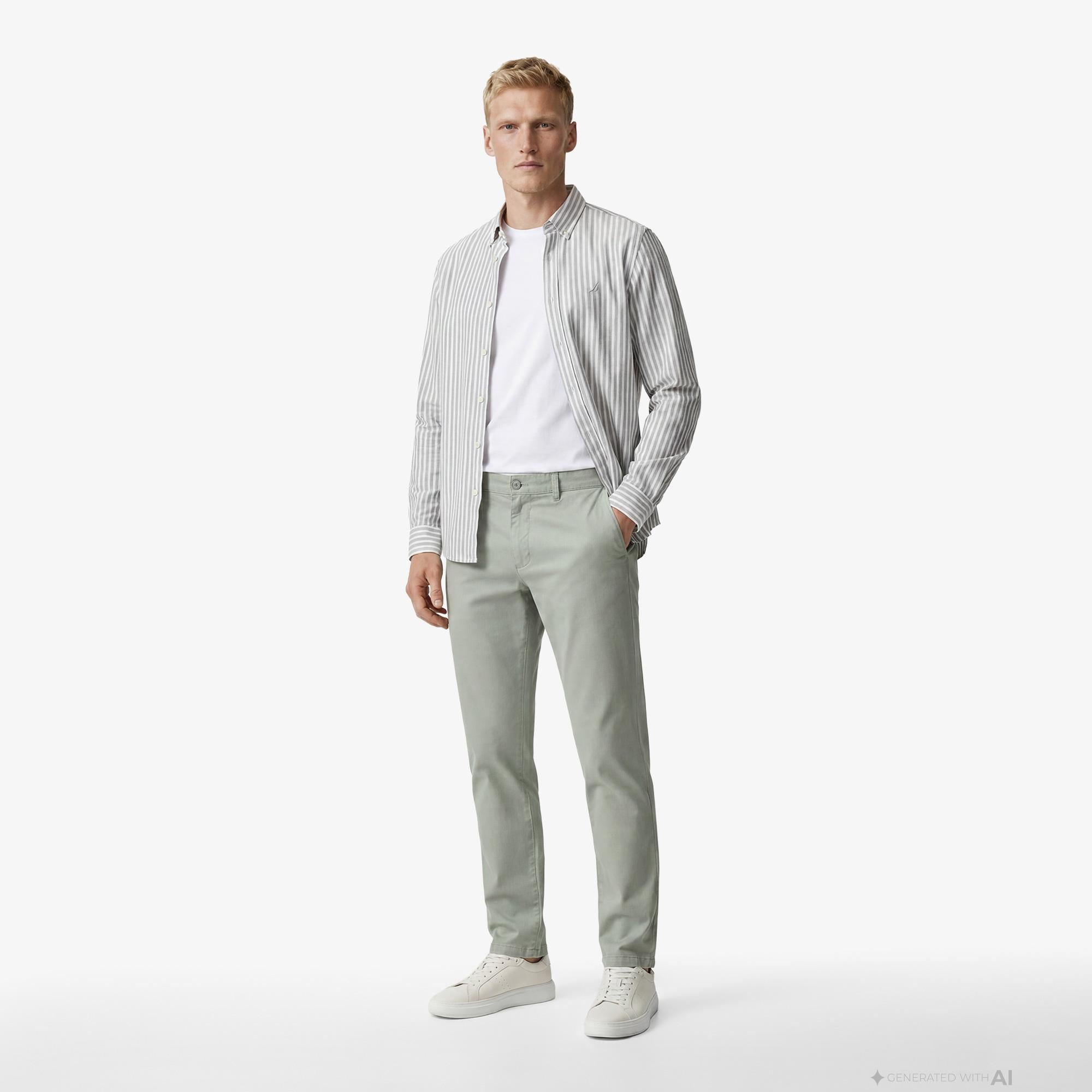 Nautica Erkek Yeşil Regular Fit Pantolon