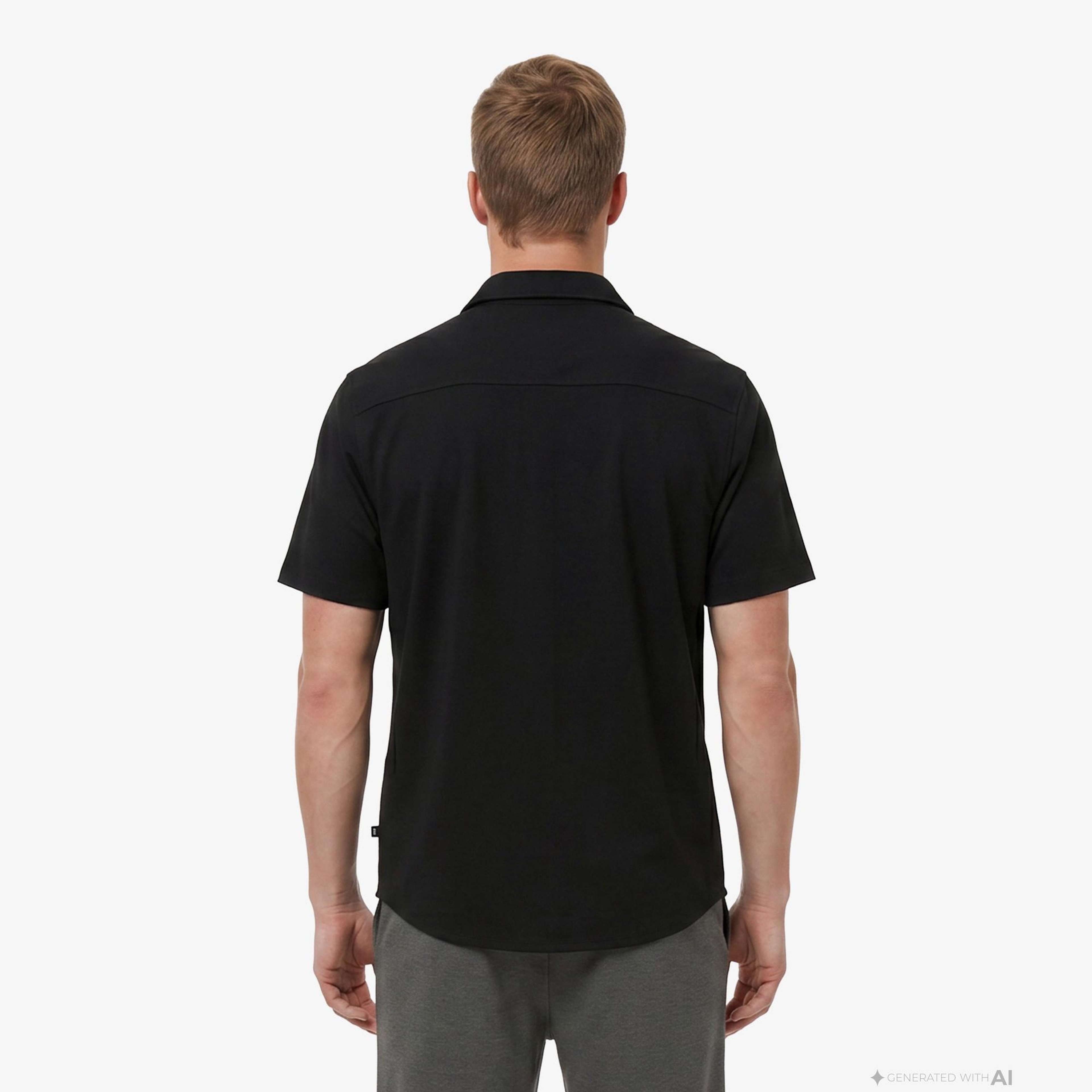 Nautica Erkek Siyah Regular Fit Gömlek