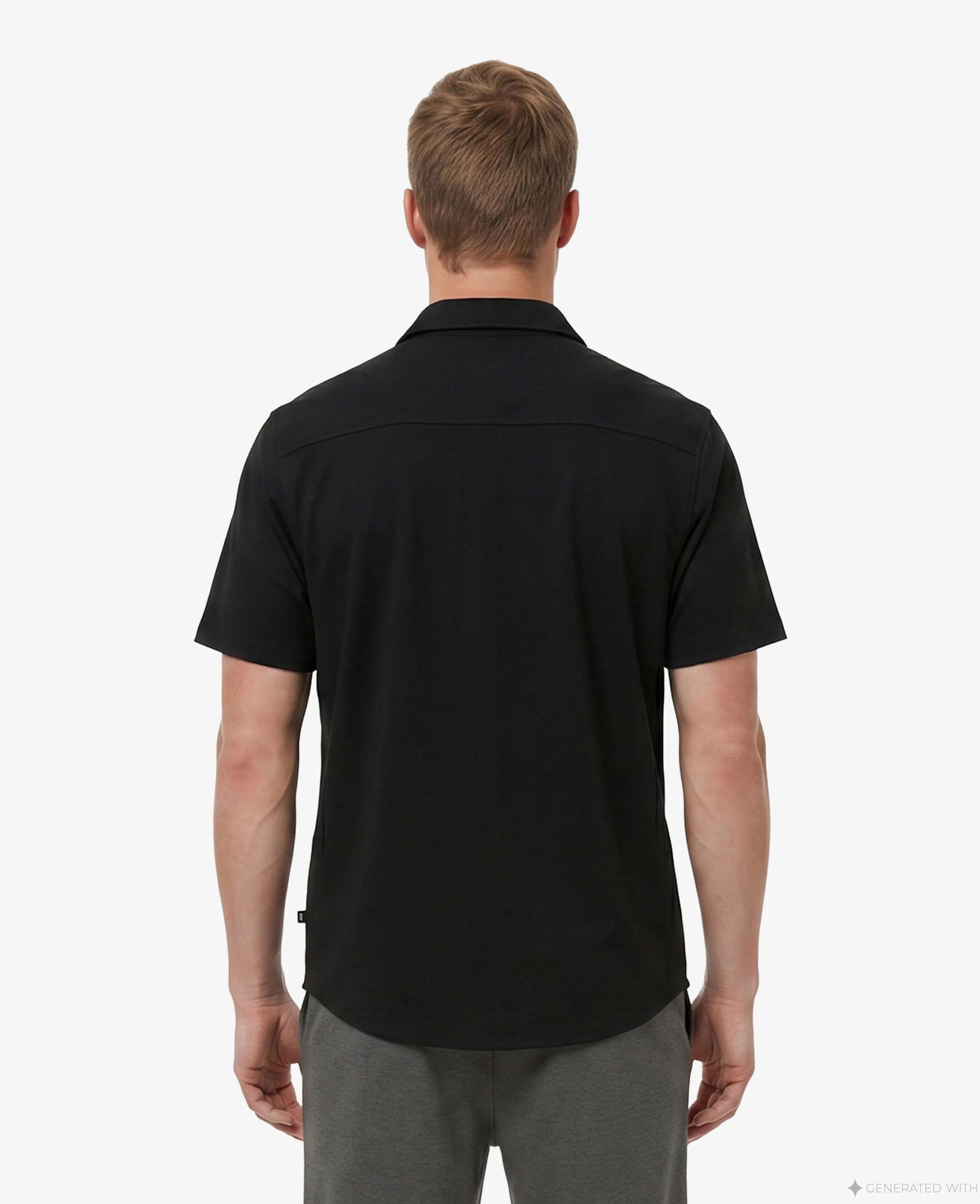 Nautica Erkek Siyah Regular Fit Gömlek
